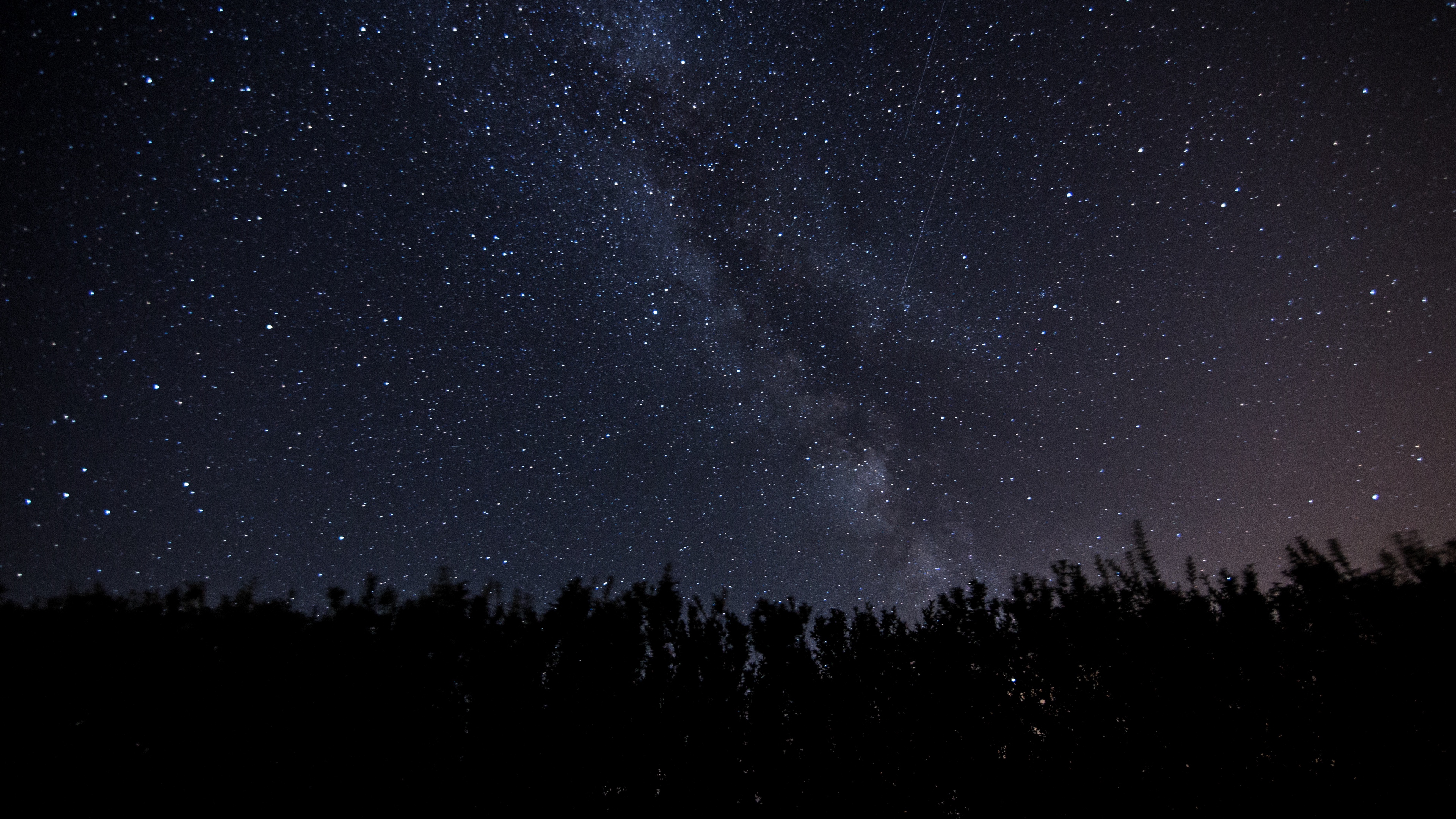 Starry Night Sky Milky Way Wallpaper