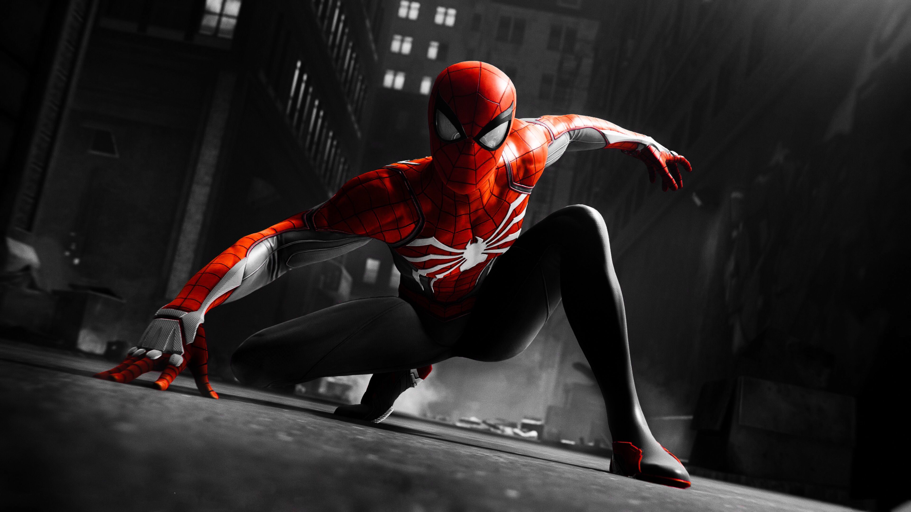  Black  And Red Spiderman  4k  superheroes wallpapers  