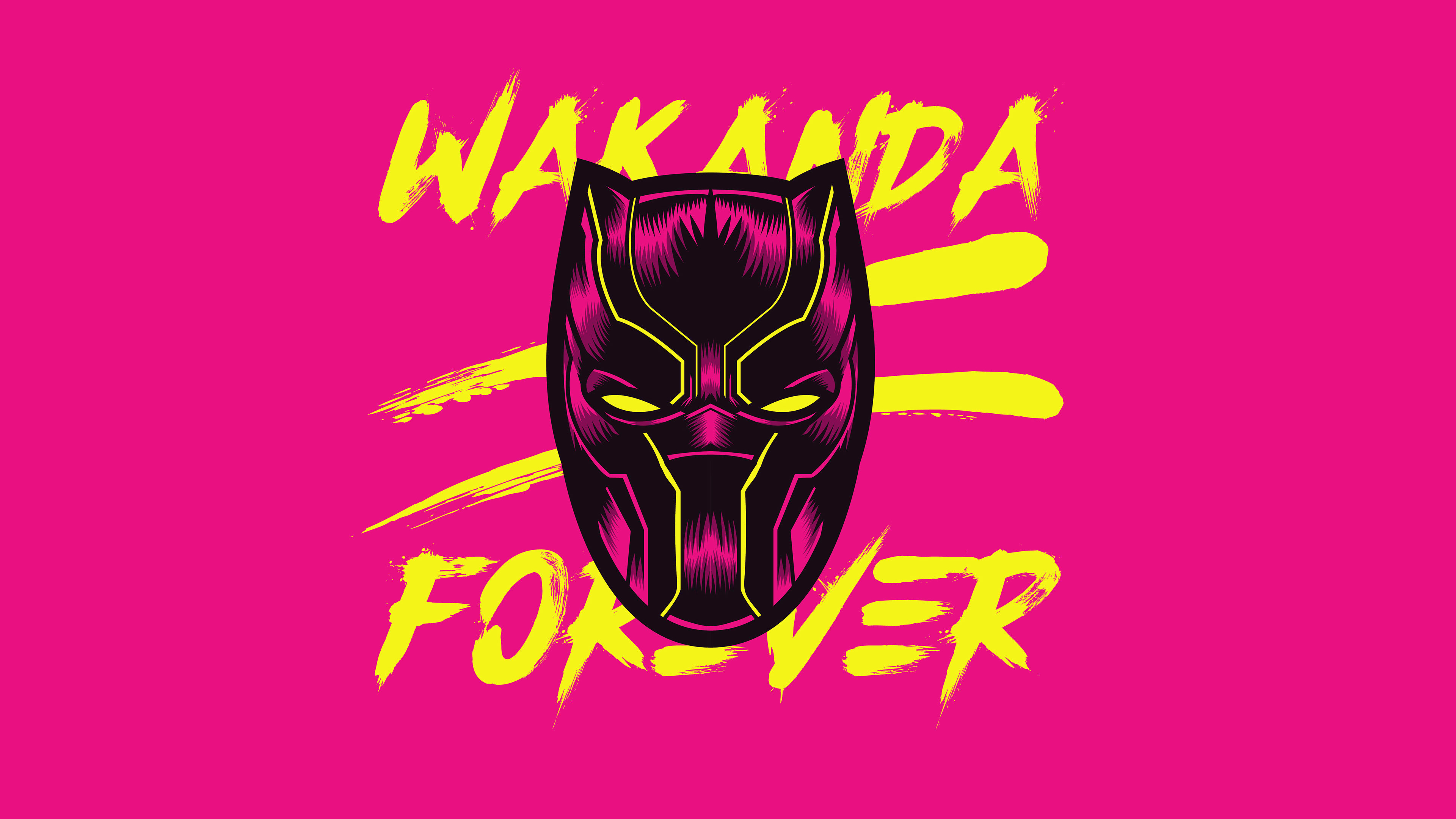 Black Panther Wakanda Forever Wallpaper 4K