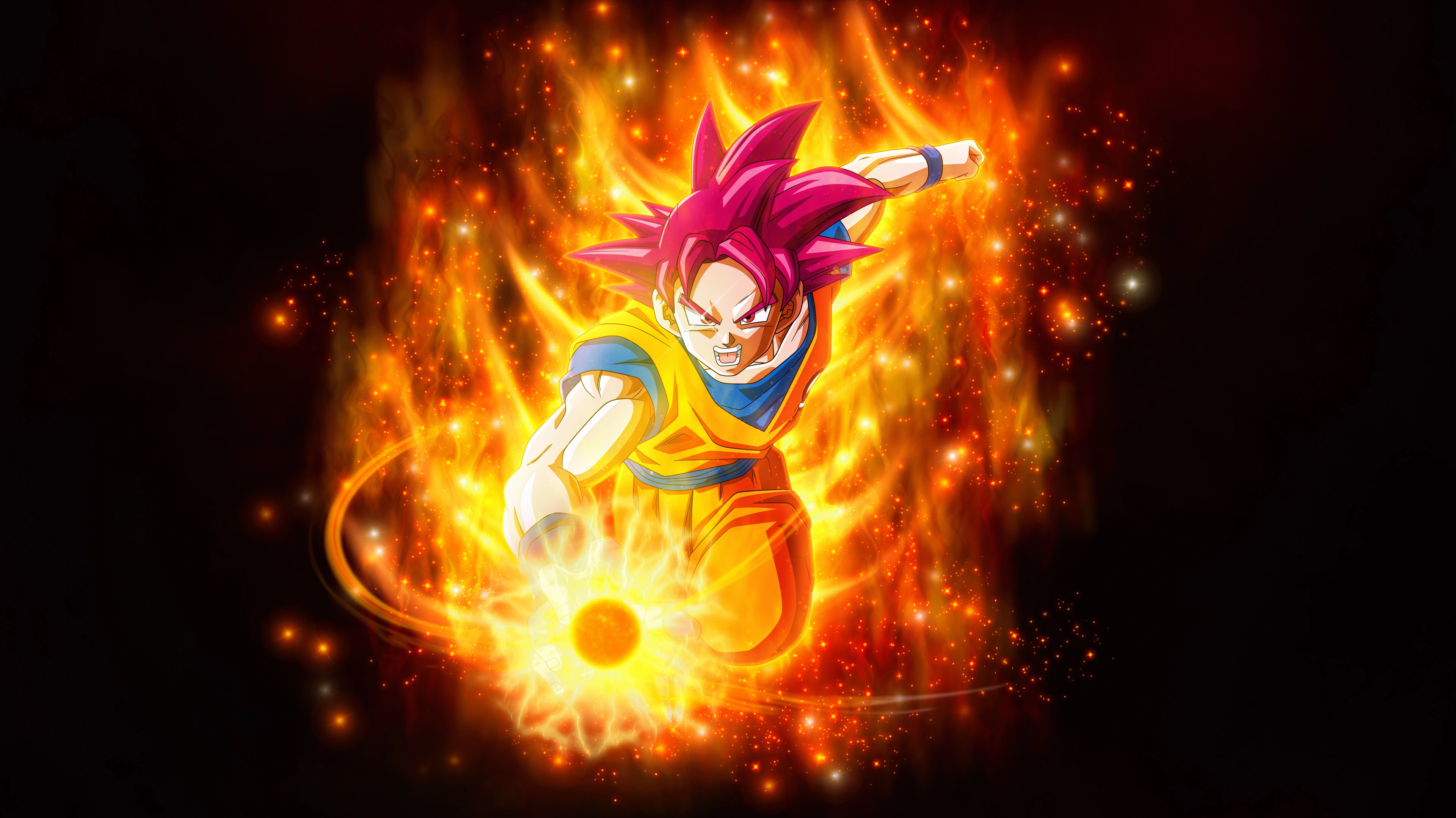 Download Original Super Saiyan Goku DBZ 4K Wallpaper
