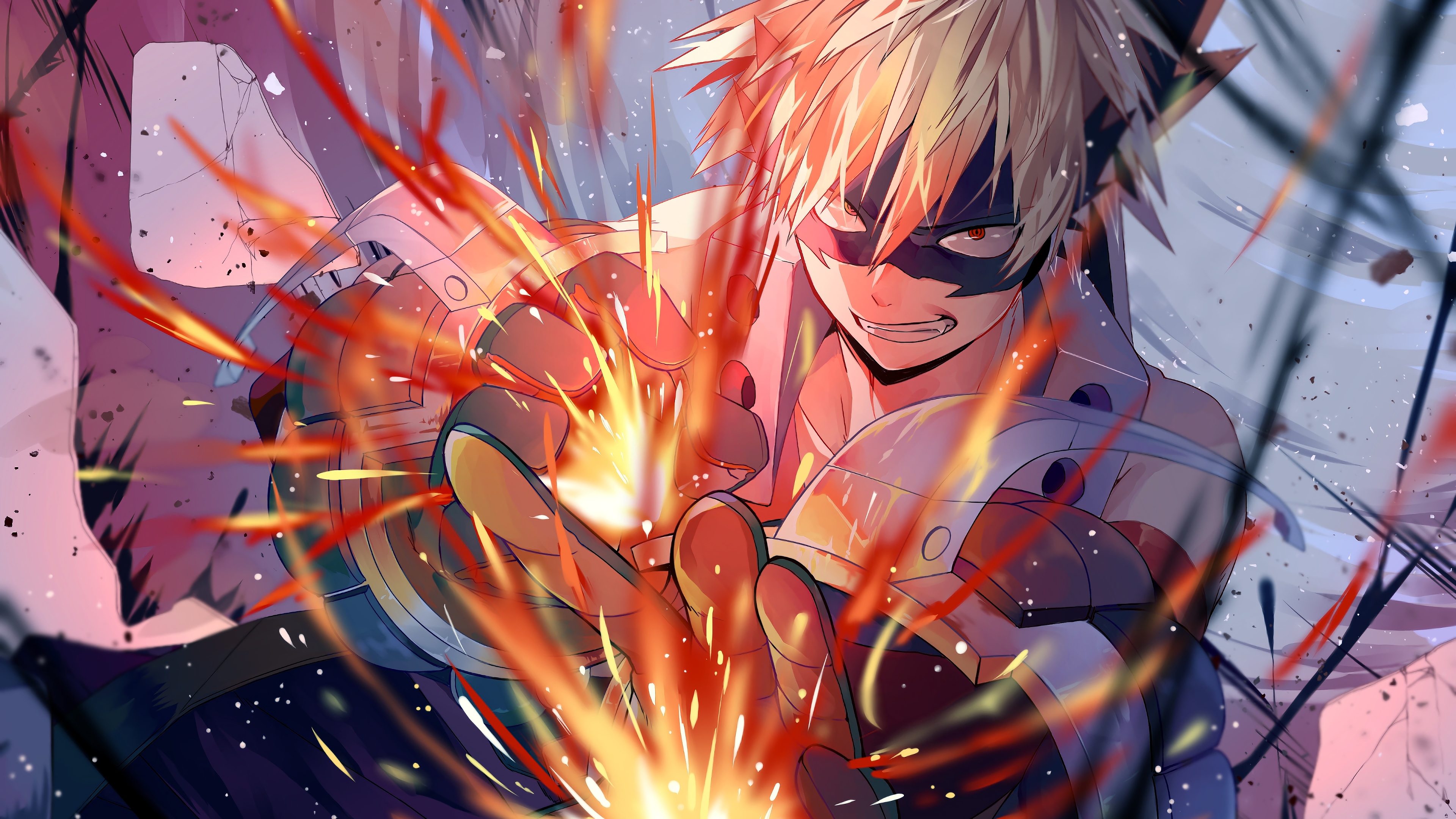 Wallpaper 4k Katsuki Bakugou My Hero Academic 4k Wallpaper