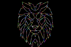 polygon lion colorful black 4k 1541971213 300x200 - polygon, lion, colorful, black 4k - polygon, Lion, Colorful