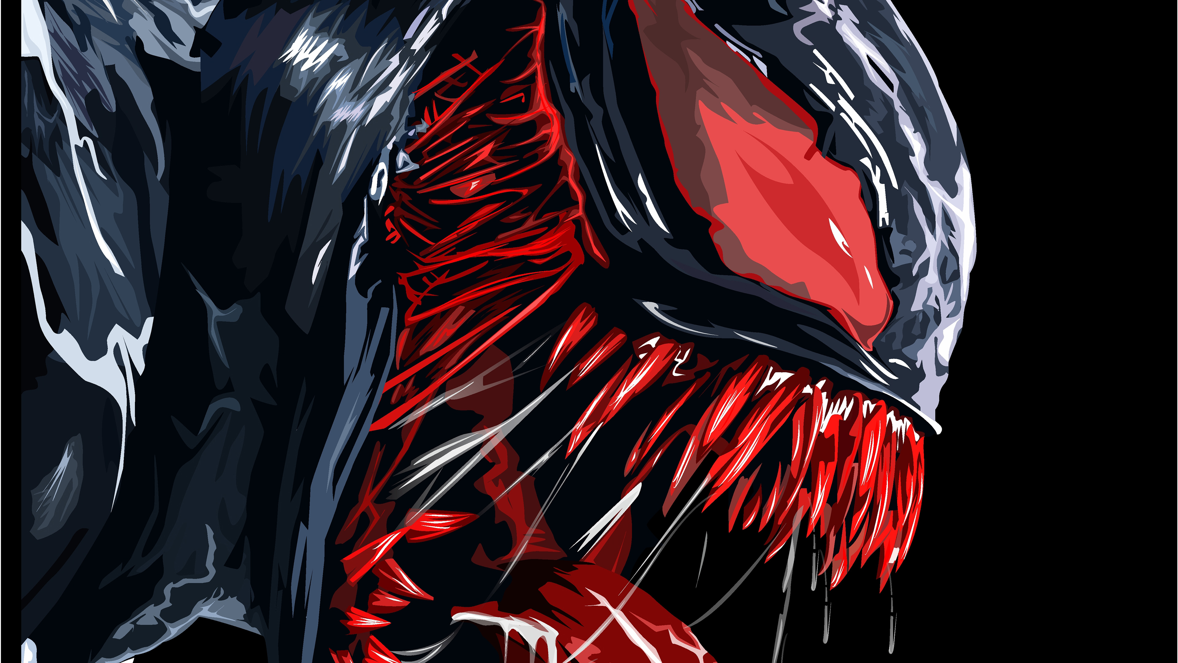 Red Venom  Artwork 4k  Venom  wallpapers  superheroes 