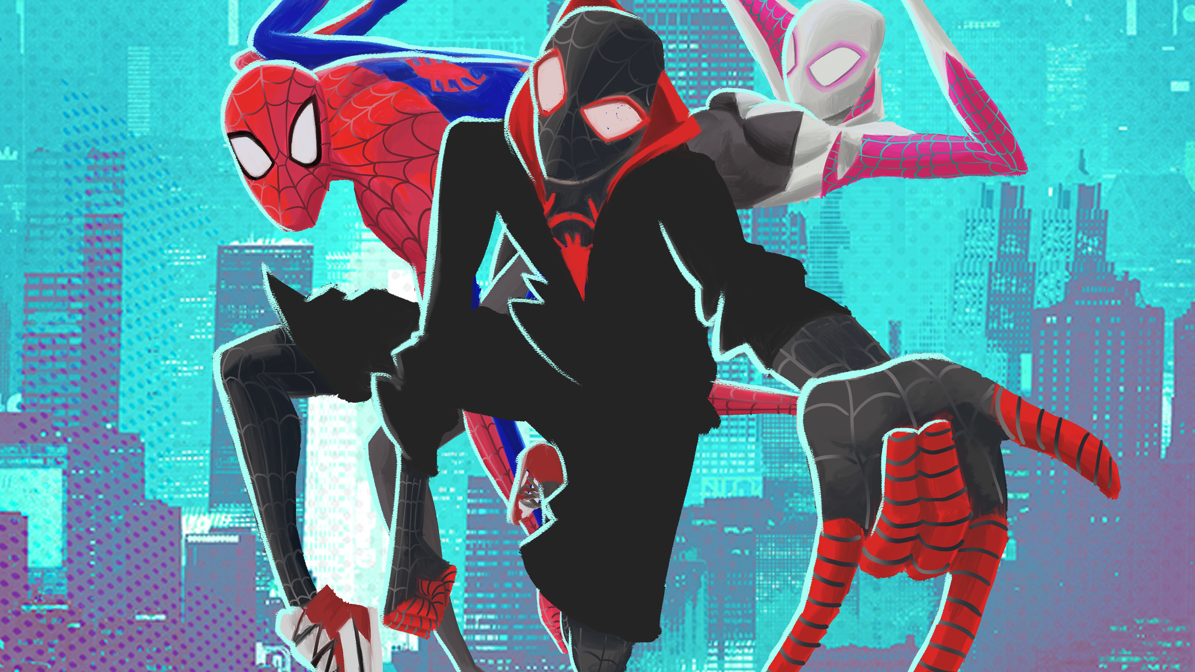 Spider Man Into The Spider Verse Wallpapers  Wallpaper Cave