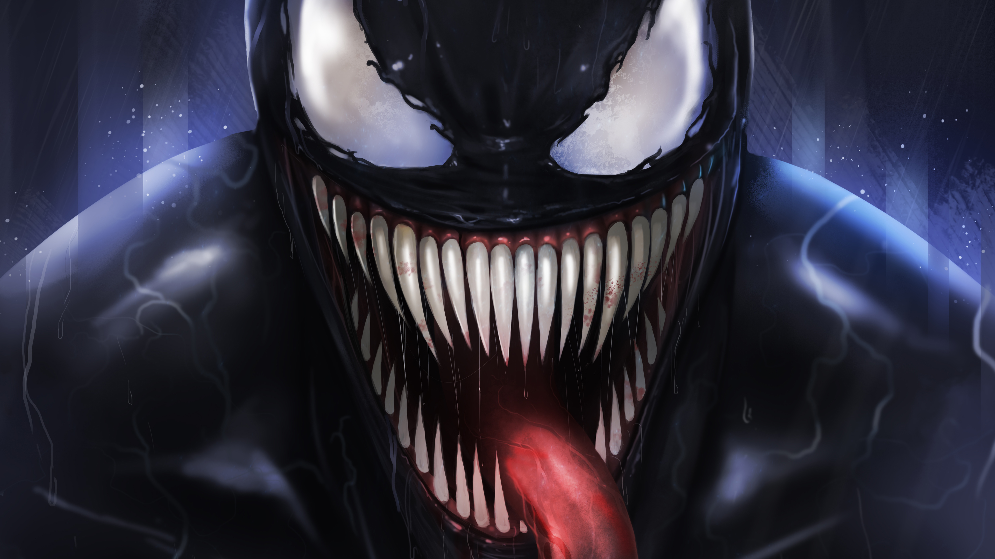 Venom Digital Fan Art 5k Venom wallpapers, superheroes wallpapers, hd
