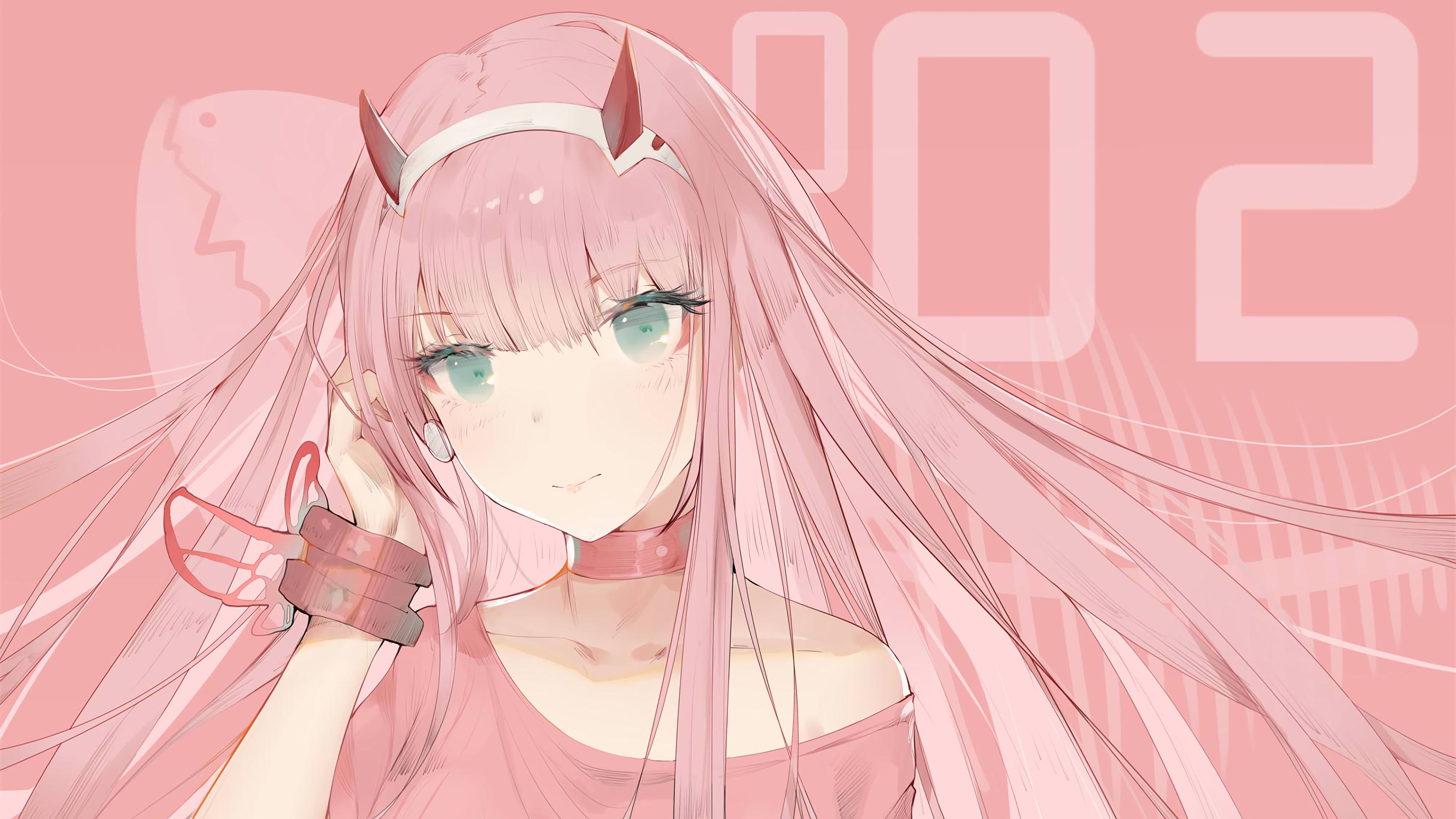 44 Zero Two Wallpaper  WallpaperSafari