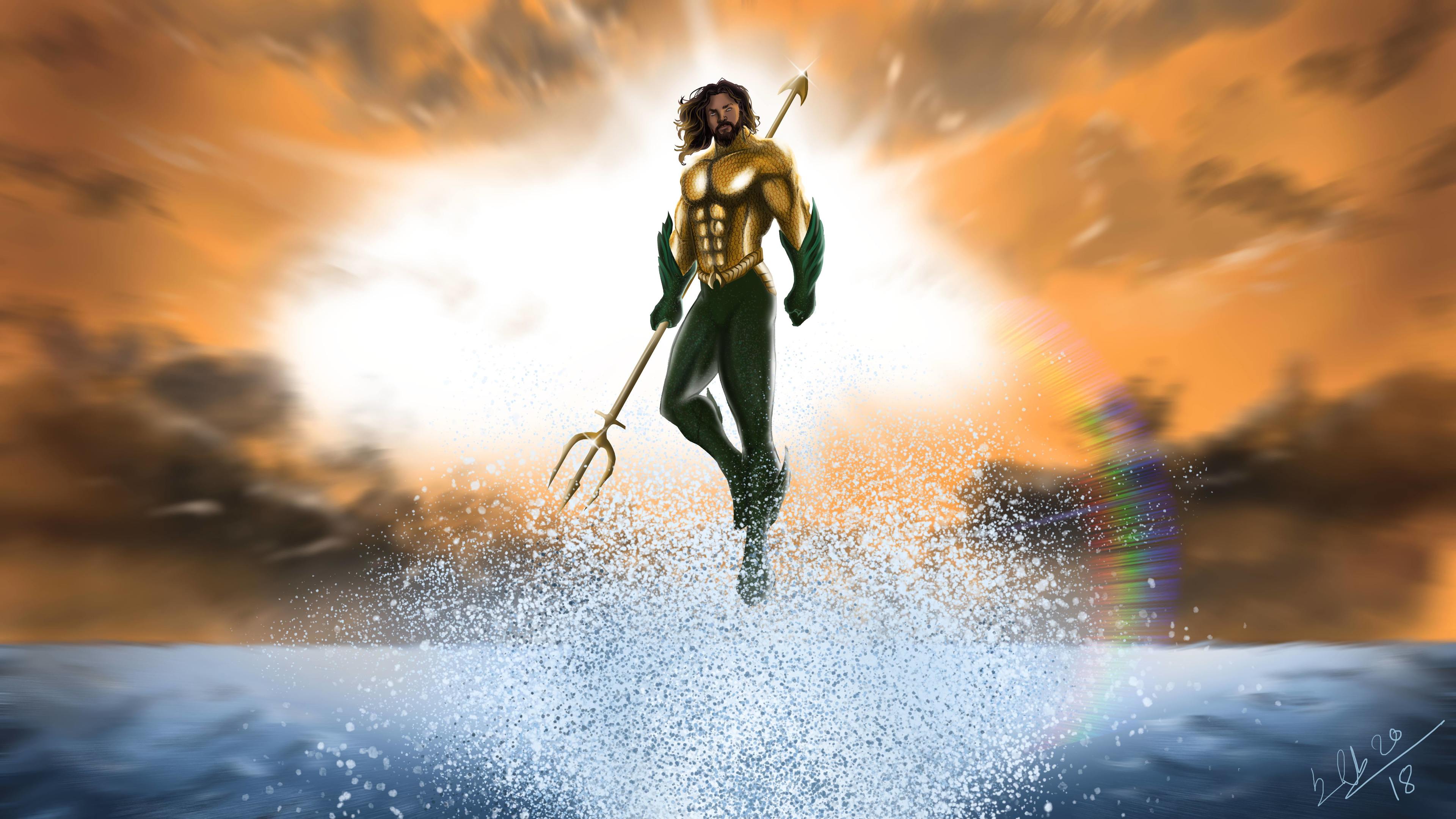 Aquaman 4k hd-wallpapers, digital art wallpapers, artwork ...