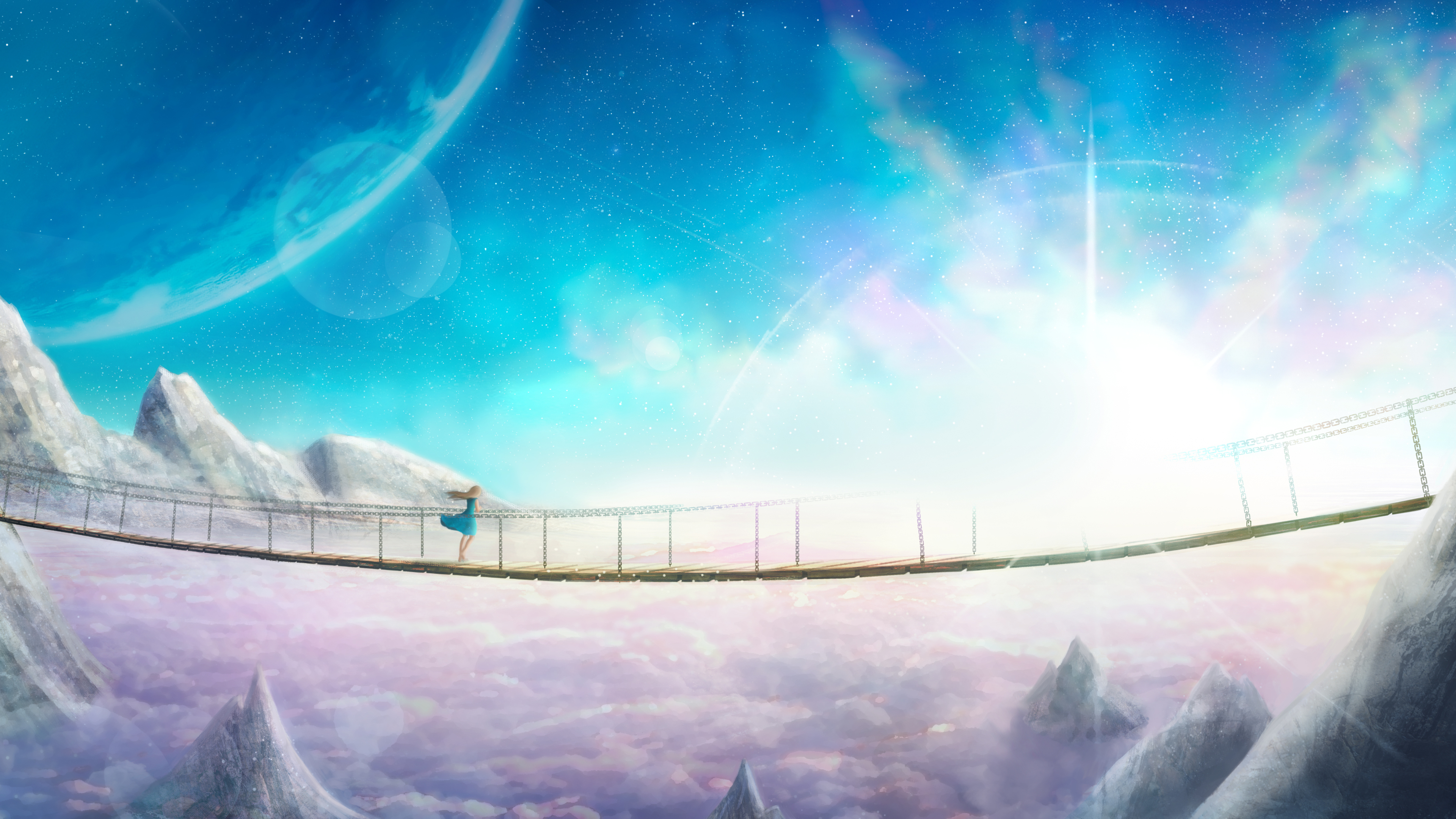 Supernova Anime  Landscape hd wallpapers  fantasy 