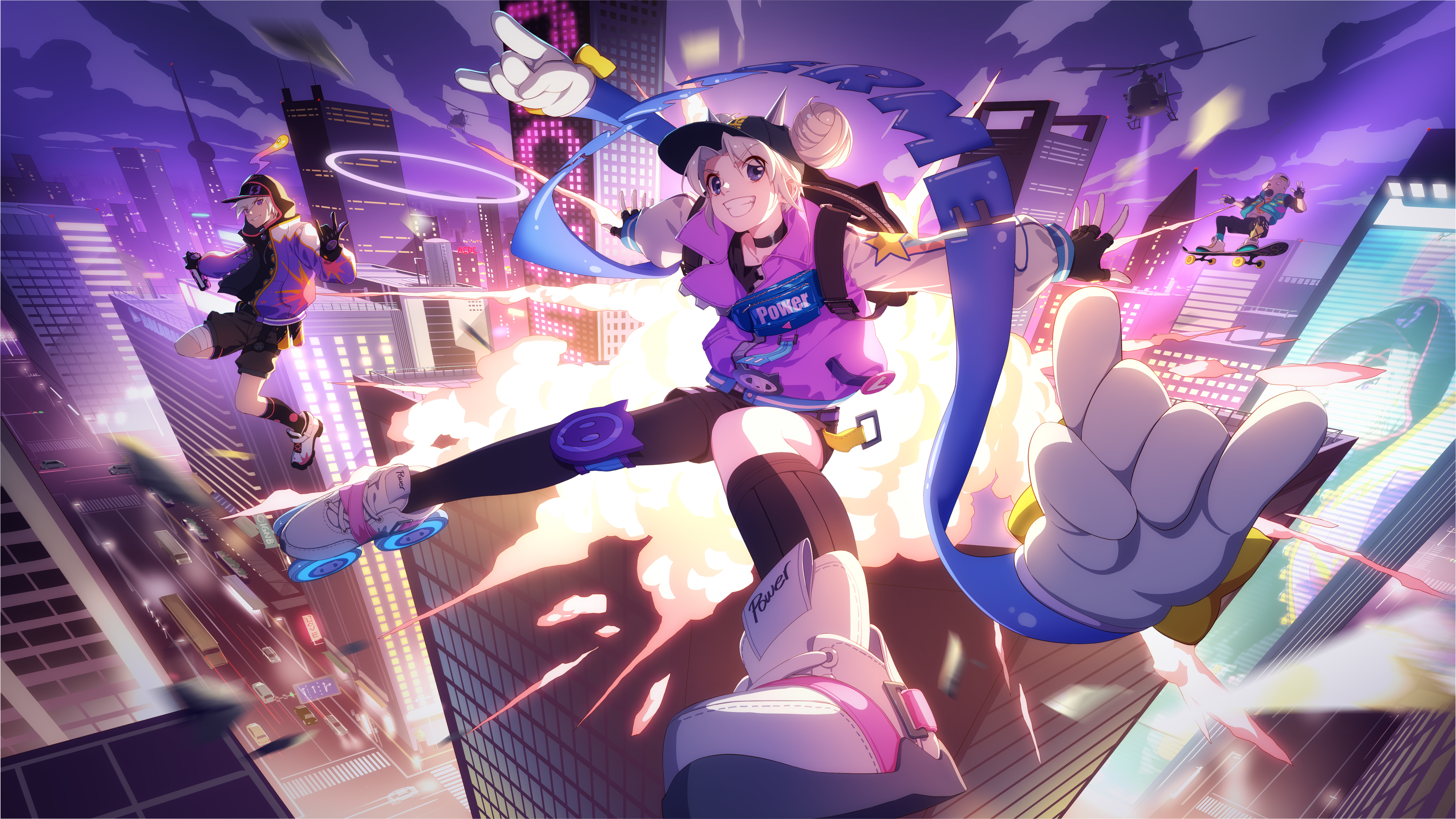 Wallpaper 4k Anime Sneaker Girl Illustration 4k 4k Wallpapers 5k