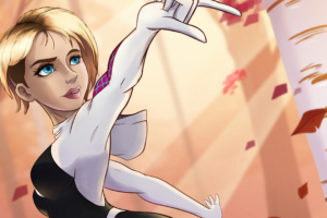 gwen stacy spider girl 4k 1547506393 300x200 - Gwen Stacy Spider Girl 4k - superheroes wallpapers, spiderman into the spider verse wallpapers, hd-wallpapers, gwen stacy wallpapers, digital art wallpapers, behance wallpapers, artwork wallpapers, artist wallpapers, animated movies wallpapers, 4k-wallpapers