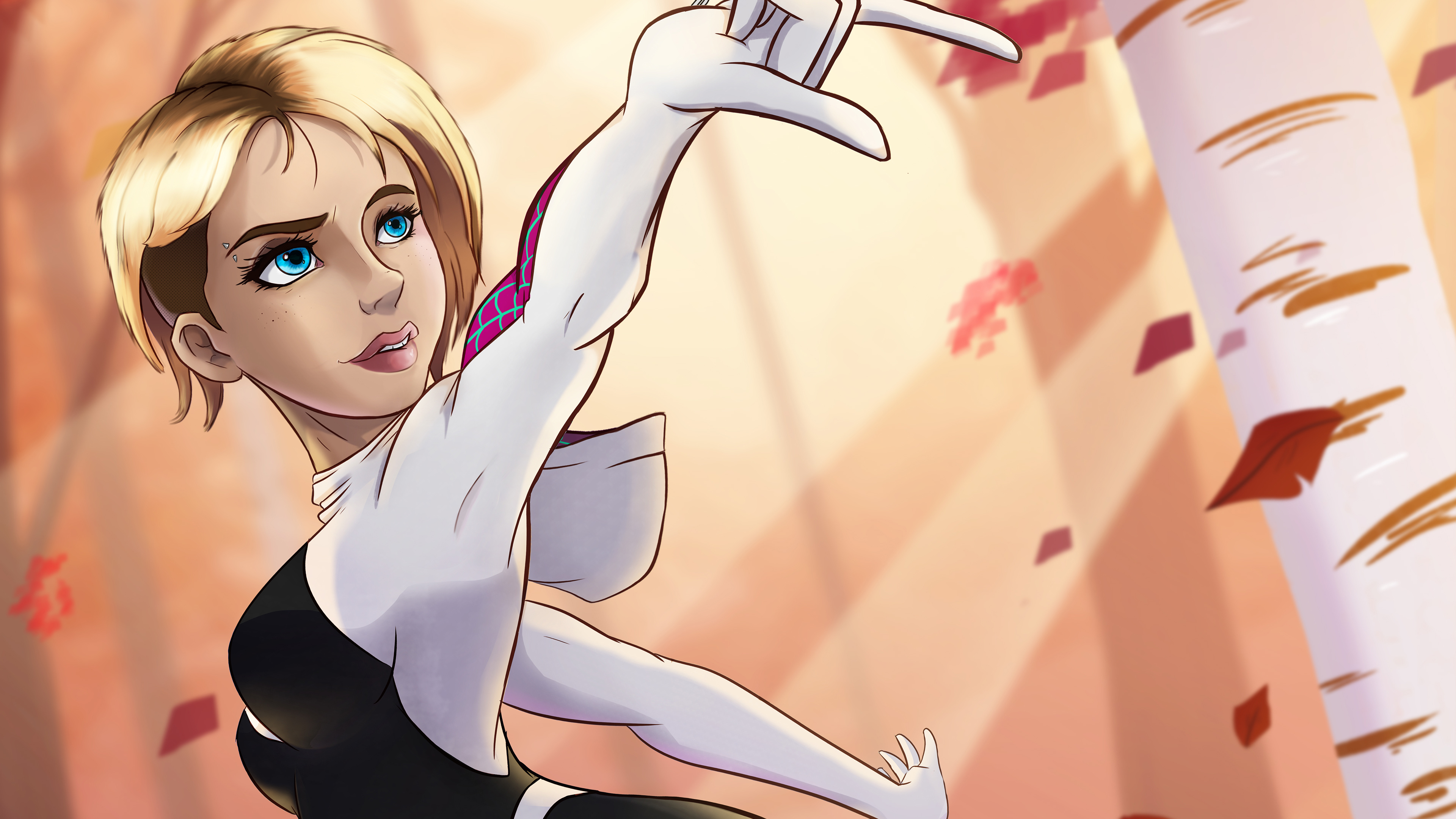 Spider Man Into The Spider Verse Gwen Stacy Wallpaper Hd ~ Gwen Stacy Wallpapers Spiderverse