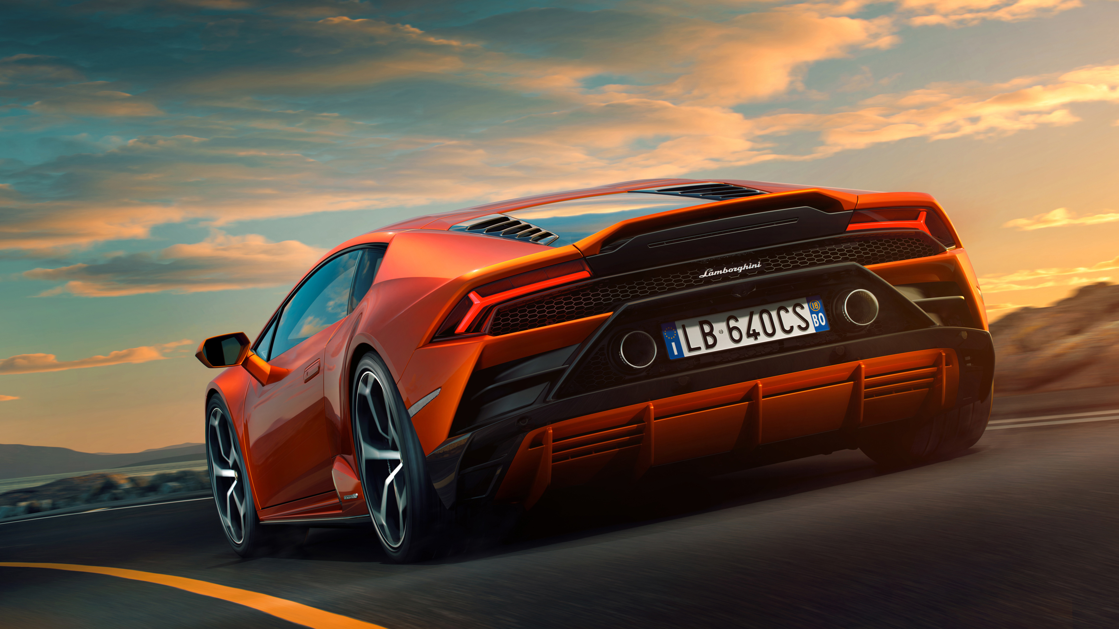 Wallpaper 4k Lamborghini Huracan Evo 2019 Rear 4k 4k Wallpapers