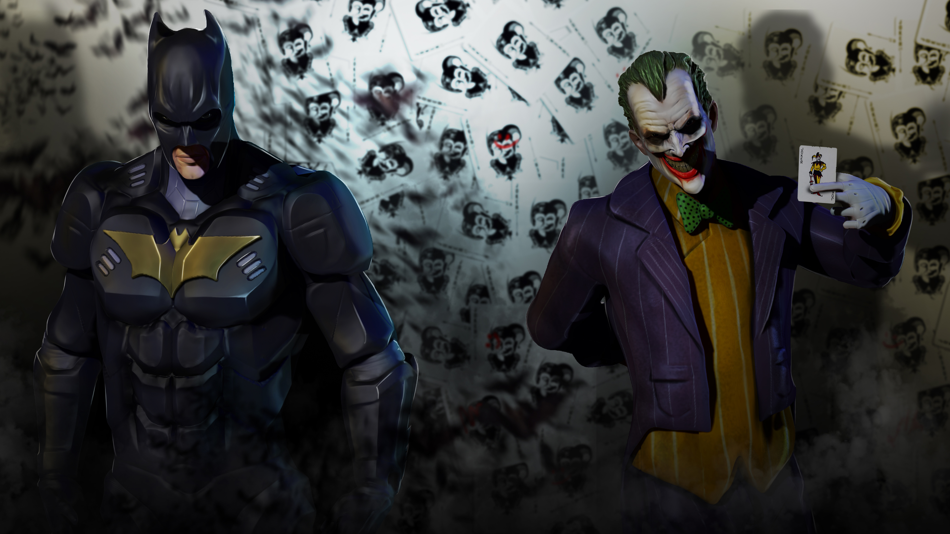 Batman V Joker Desktop Wallpapers on WallpaperDog