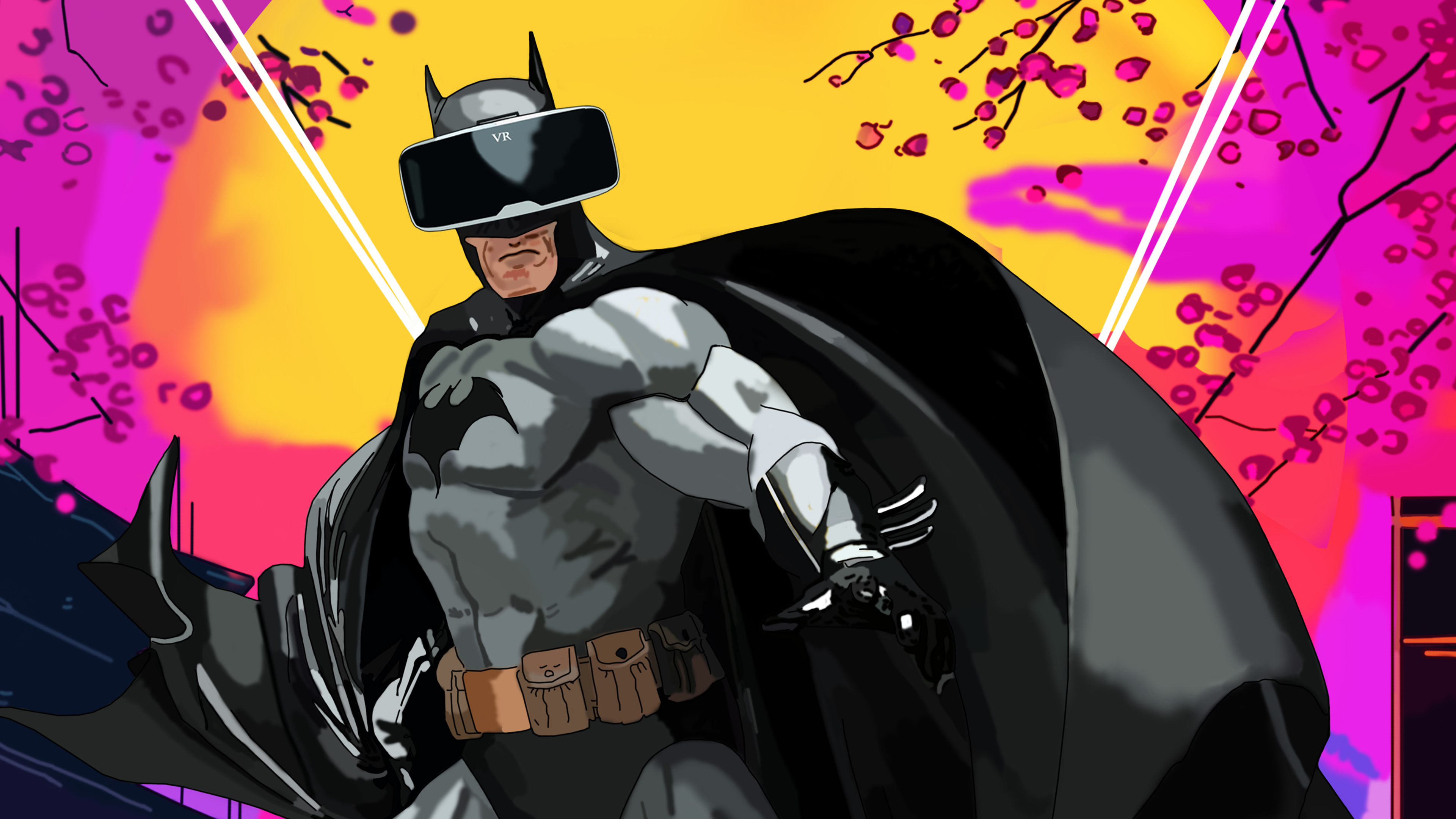 batman using vr headset 4k 1550510663 - Batman Using VR Headset 4k - superheroes wallpapers, hd-wallpapers, behance wallpapers, batman wallpapers, artwork wallpapers, artist wallpapers, 4k-wallpapers