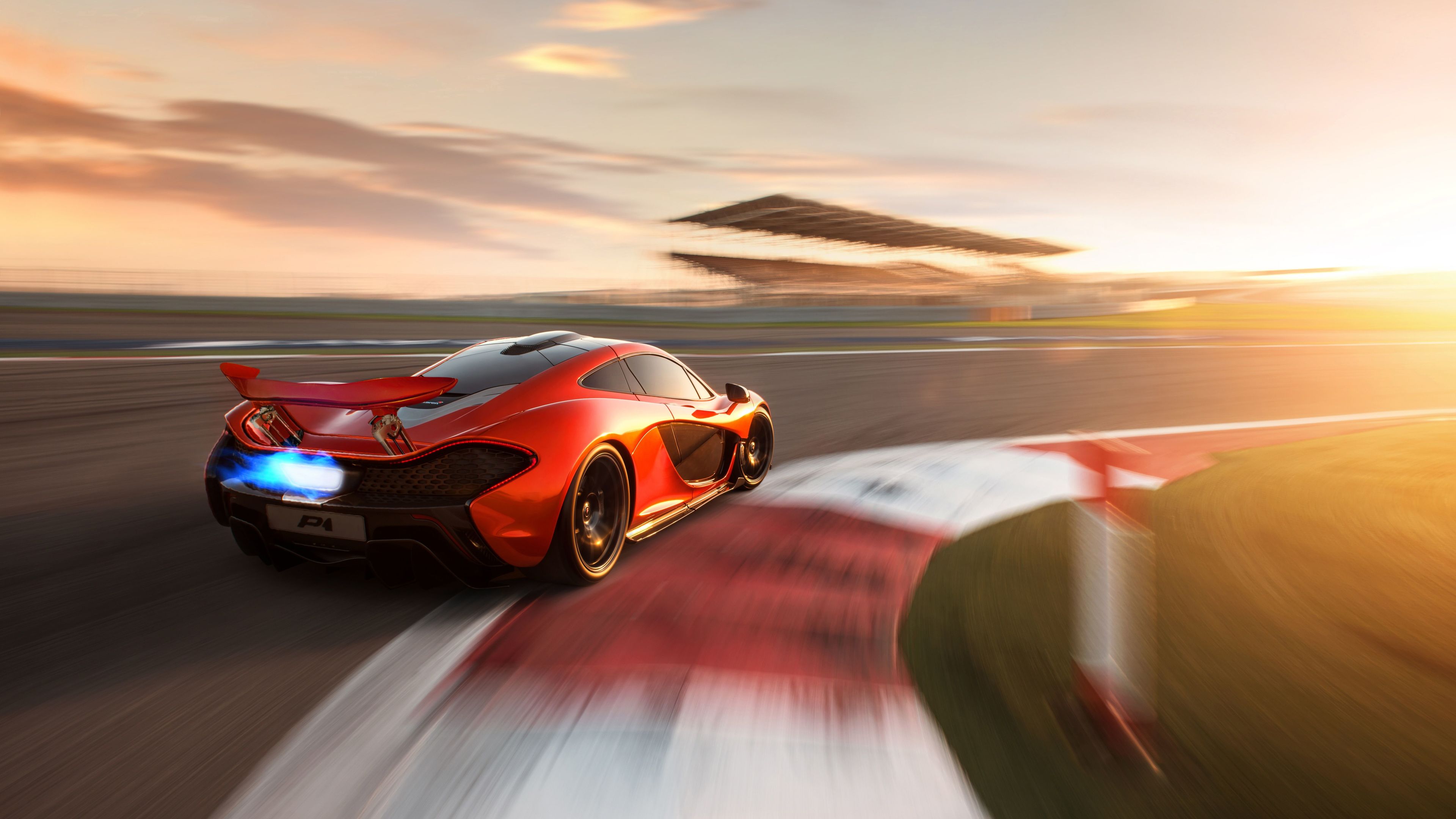 Wallpaper 4k Mclaren P1 On Track 4k 4k Wallpapers Cars Wallpapers