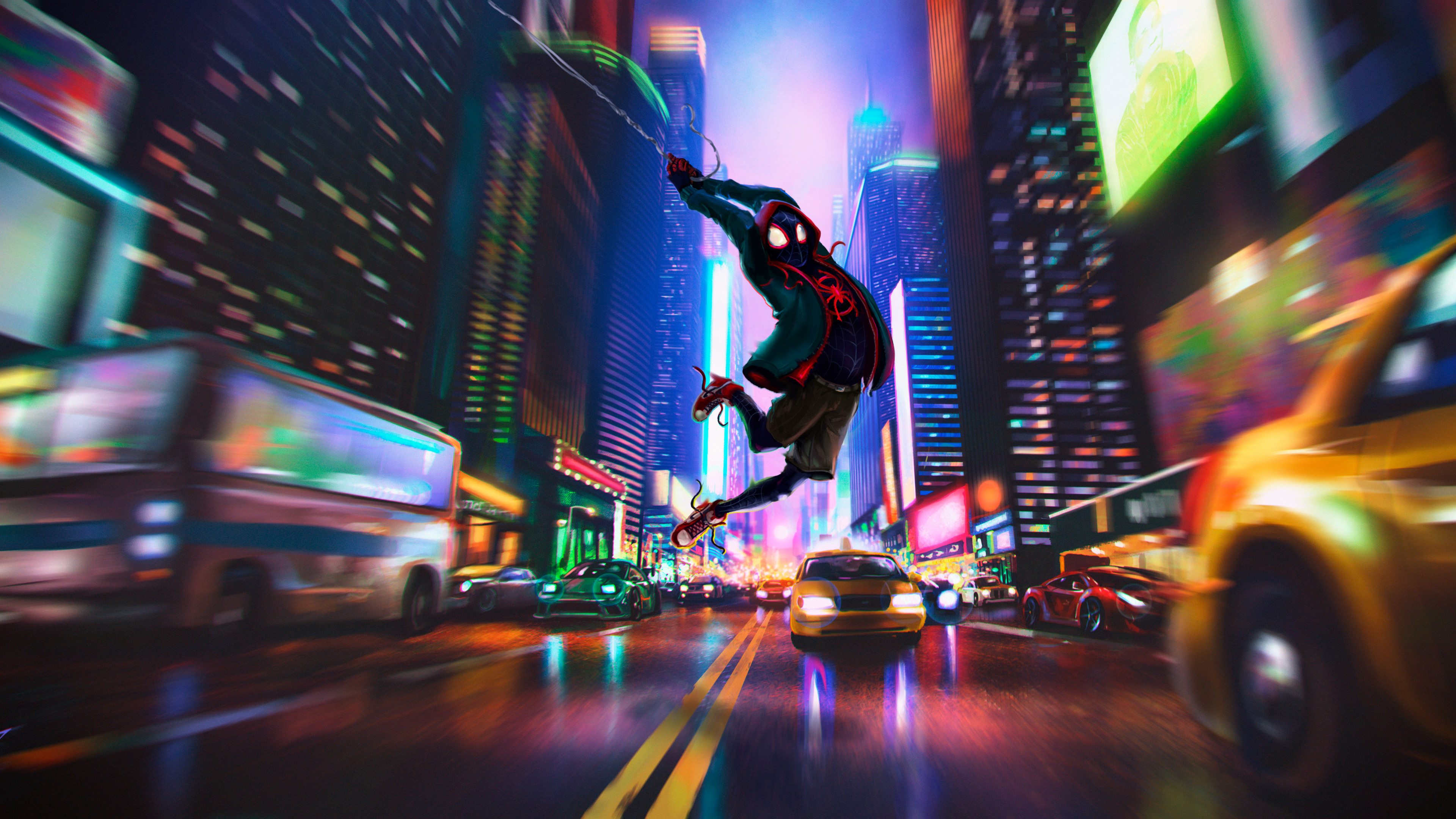  Spider  Man  In Spider  Verse  4k superheroes wallpapers  