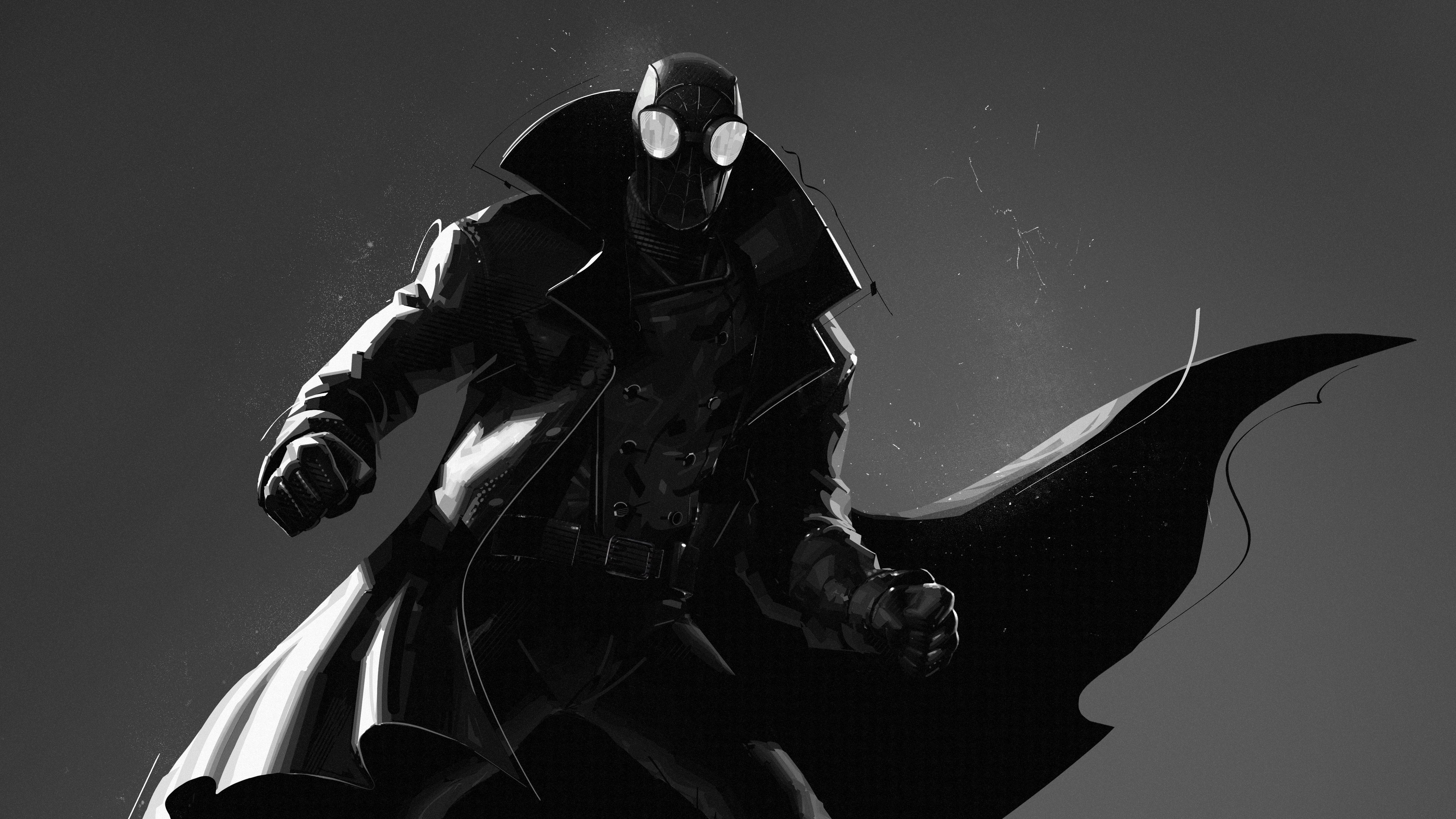  Spider  Man  Noir 4k spiderman wallpapers  spiderman into  