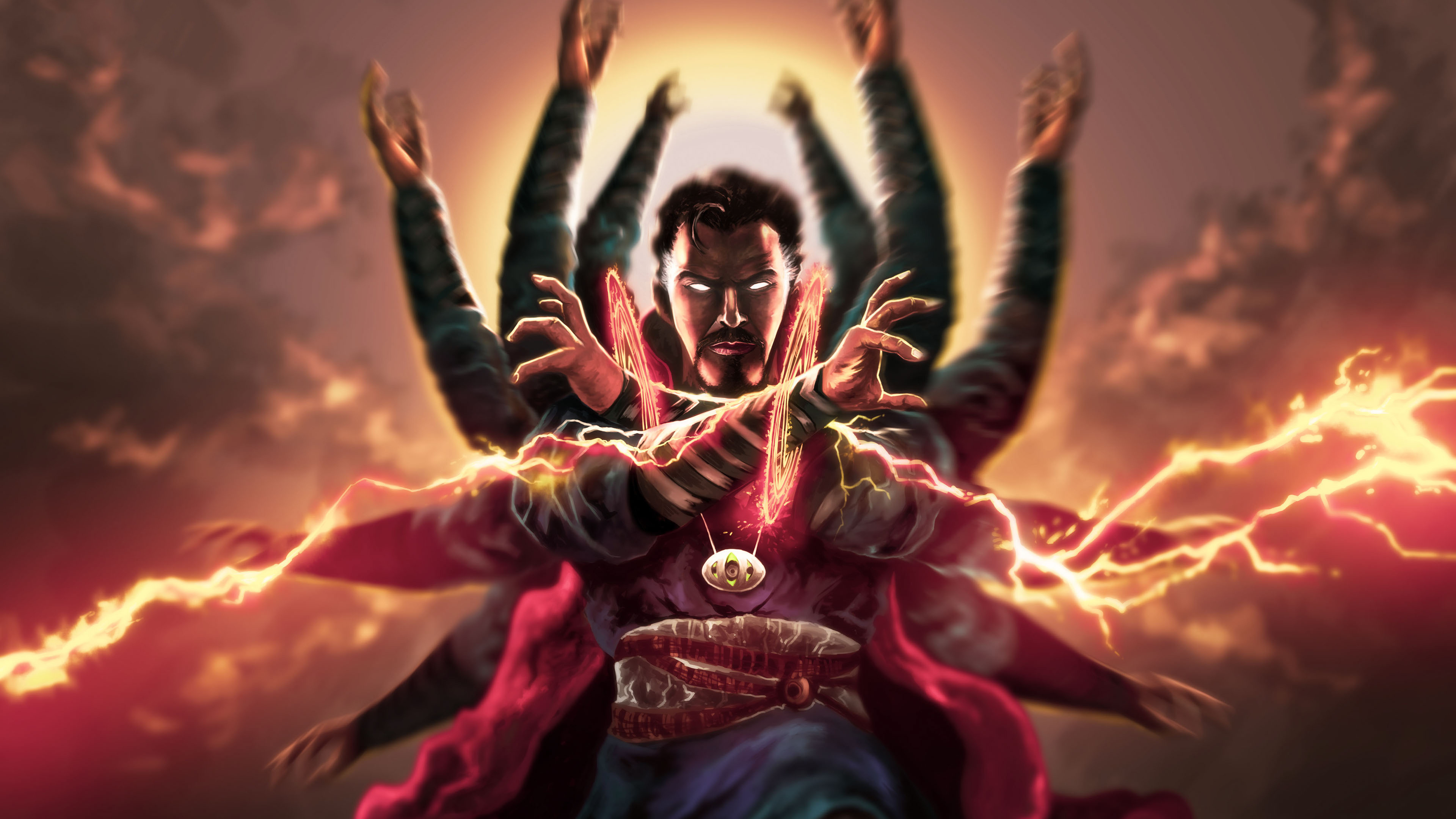 Doctor Strange Art 4k superheroes wallpapers, hd-wallpapers, doctor