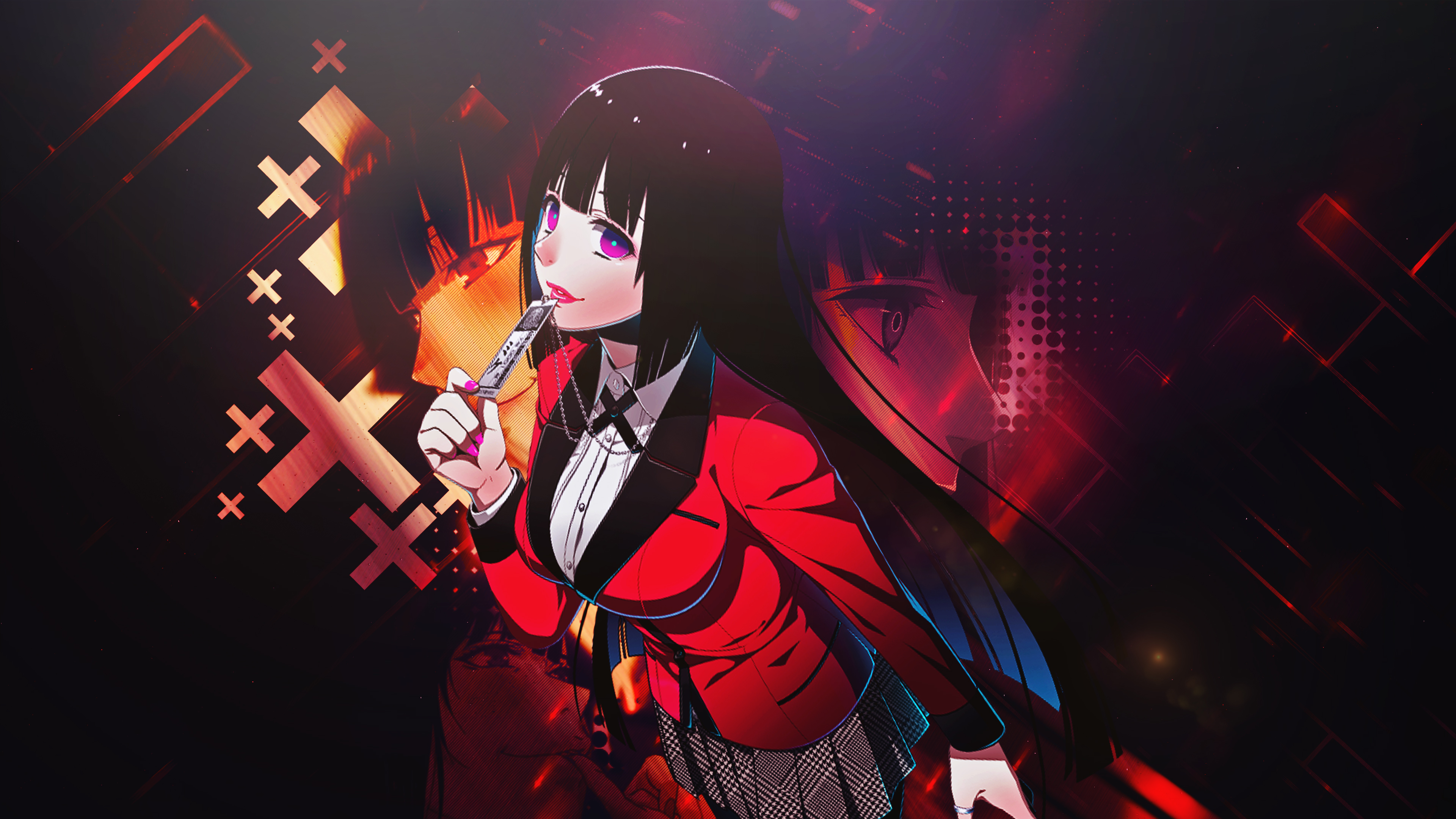 Wallpaper 4k Jabami Yumeko Kakegurui Anime Girl 4k 4k Wallpapers