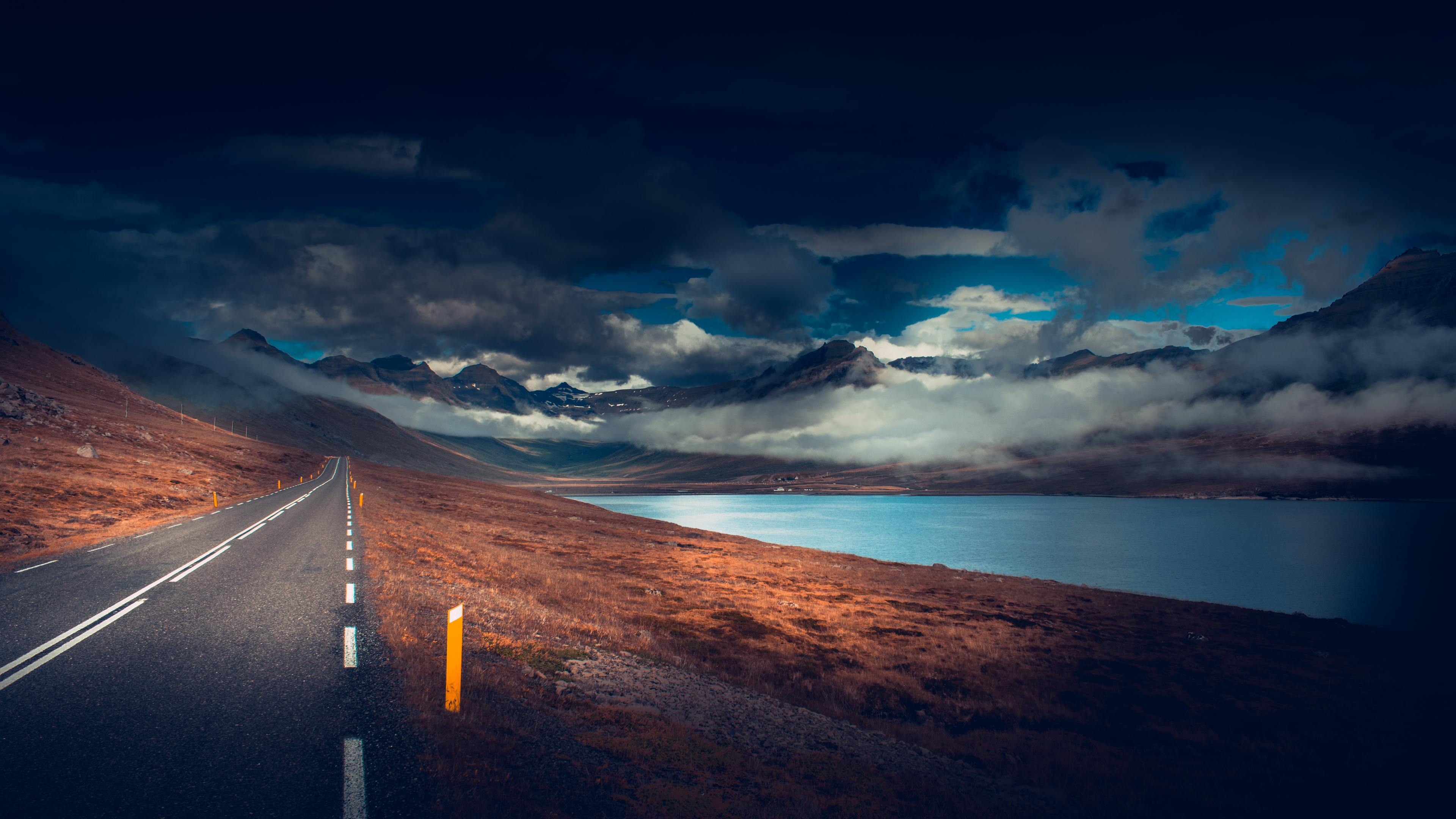 Mountains Road Asphalt 4k Wallpaper 4k