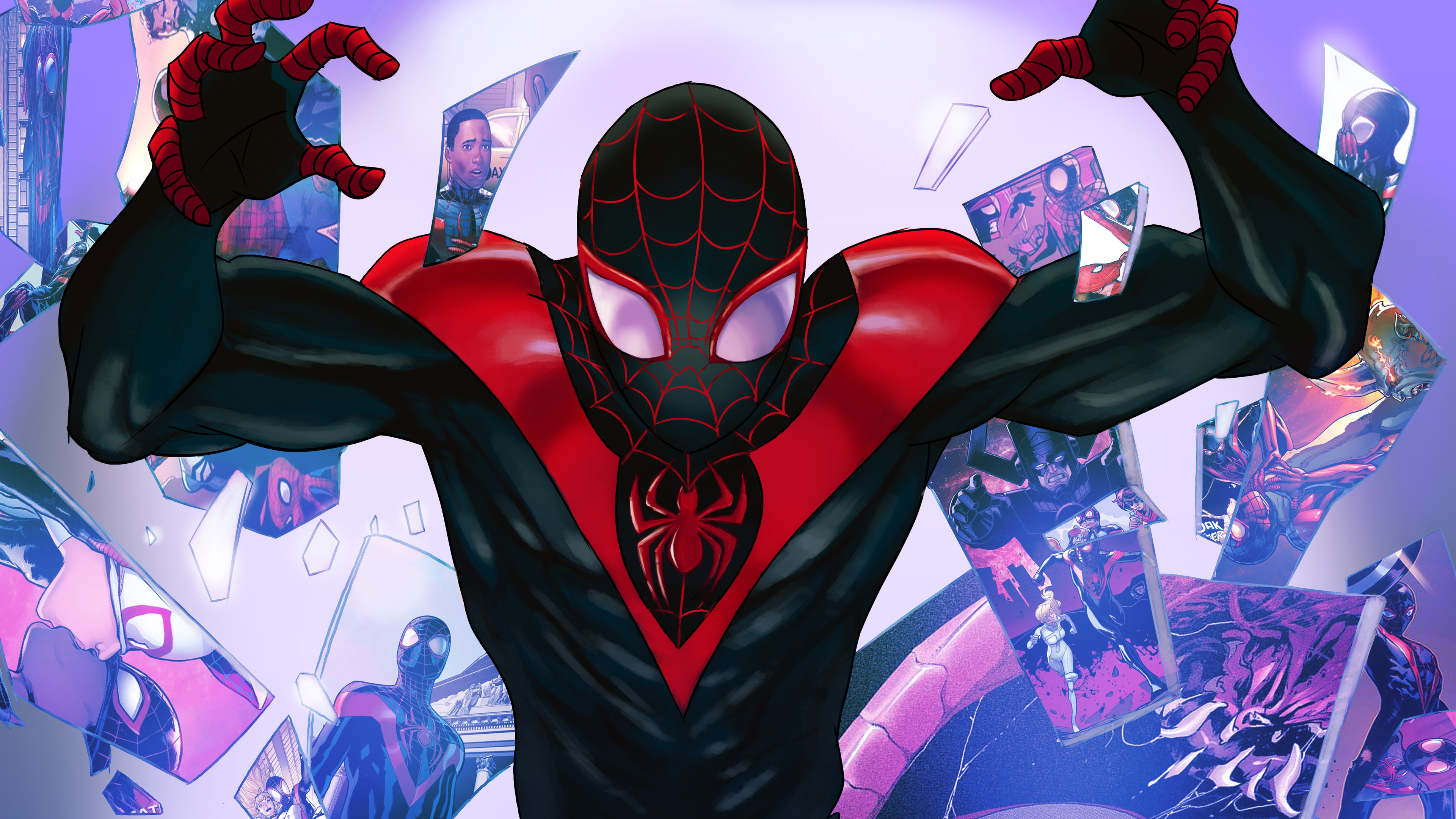 Into The Spider Verse  Backgrounds spider man into the spider verse HD  wallpaper  Pxfuel