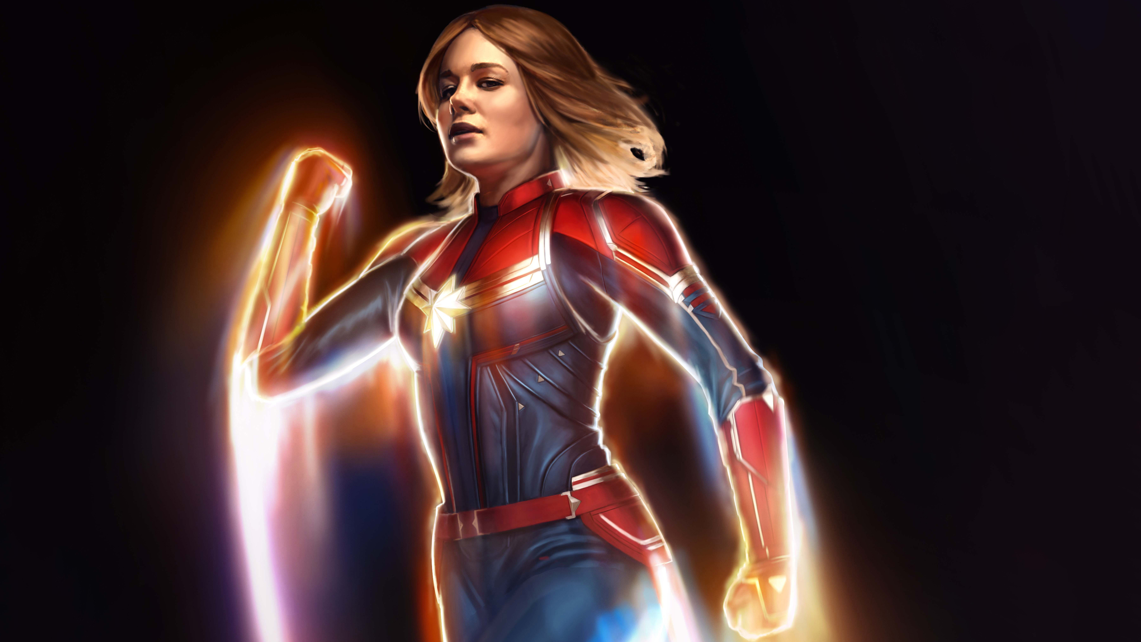 HD wallpaper Captain Marvel Brie Larson 4K 5K  Wallpaper Flare