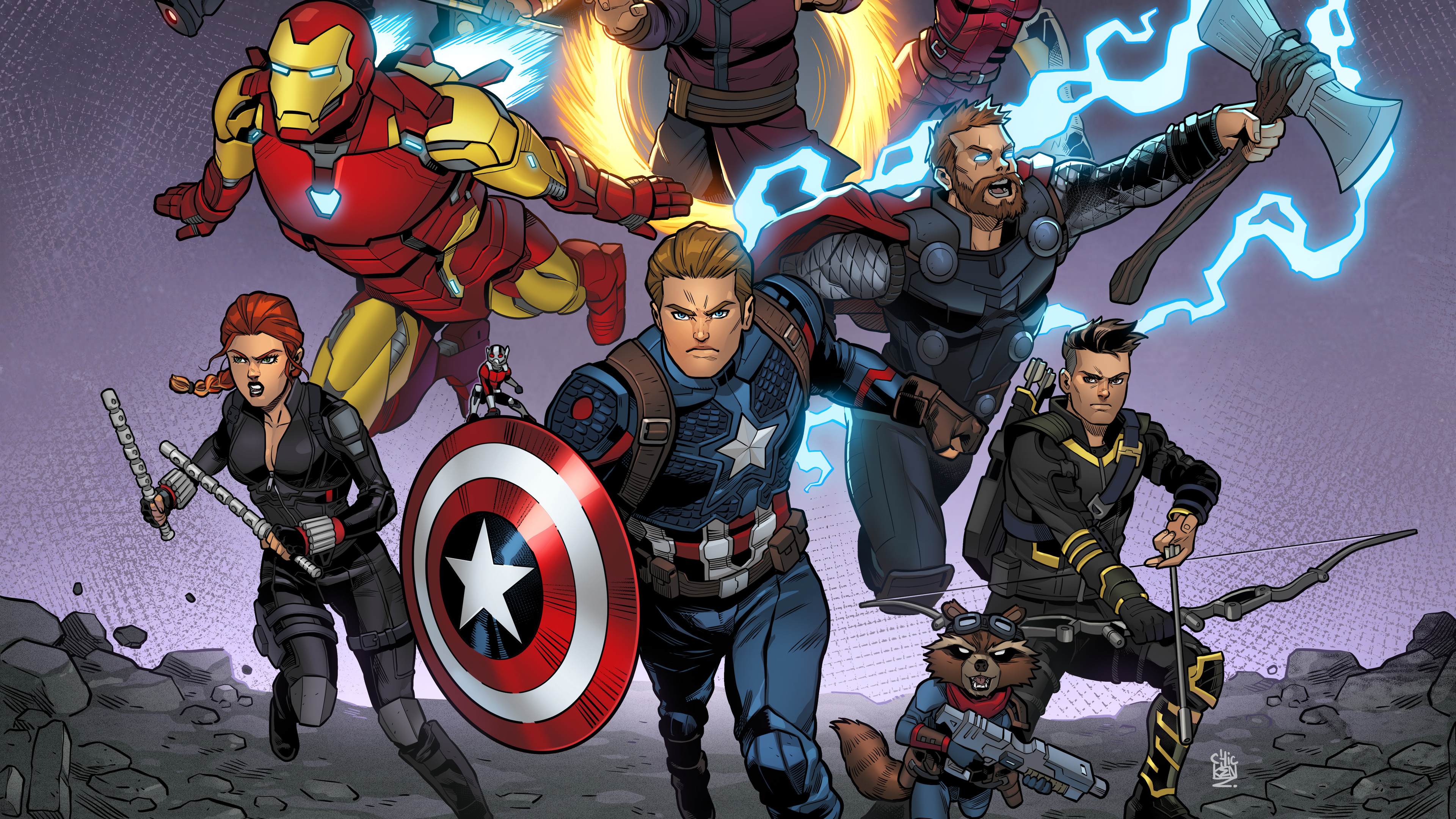  Avengers  Endgame  Final Fight  superheroes wallpapers 