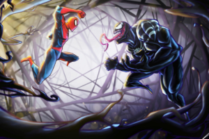 spiderman vs venom 4k 1557260473 300x200 - Spiderman Vs Venom 4k - Venom wallpapers, supervillain wallpapers, superheroes wallpapers, spiderman wallpapers, hd-wallpapers, behance wallpapers, 4k-wallpapers
