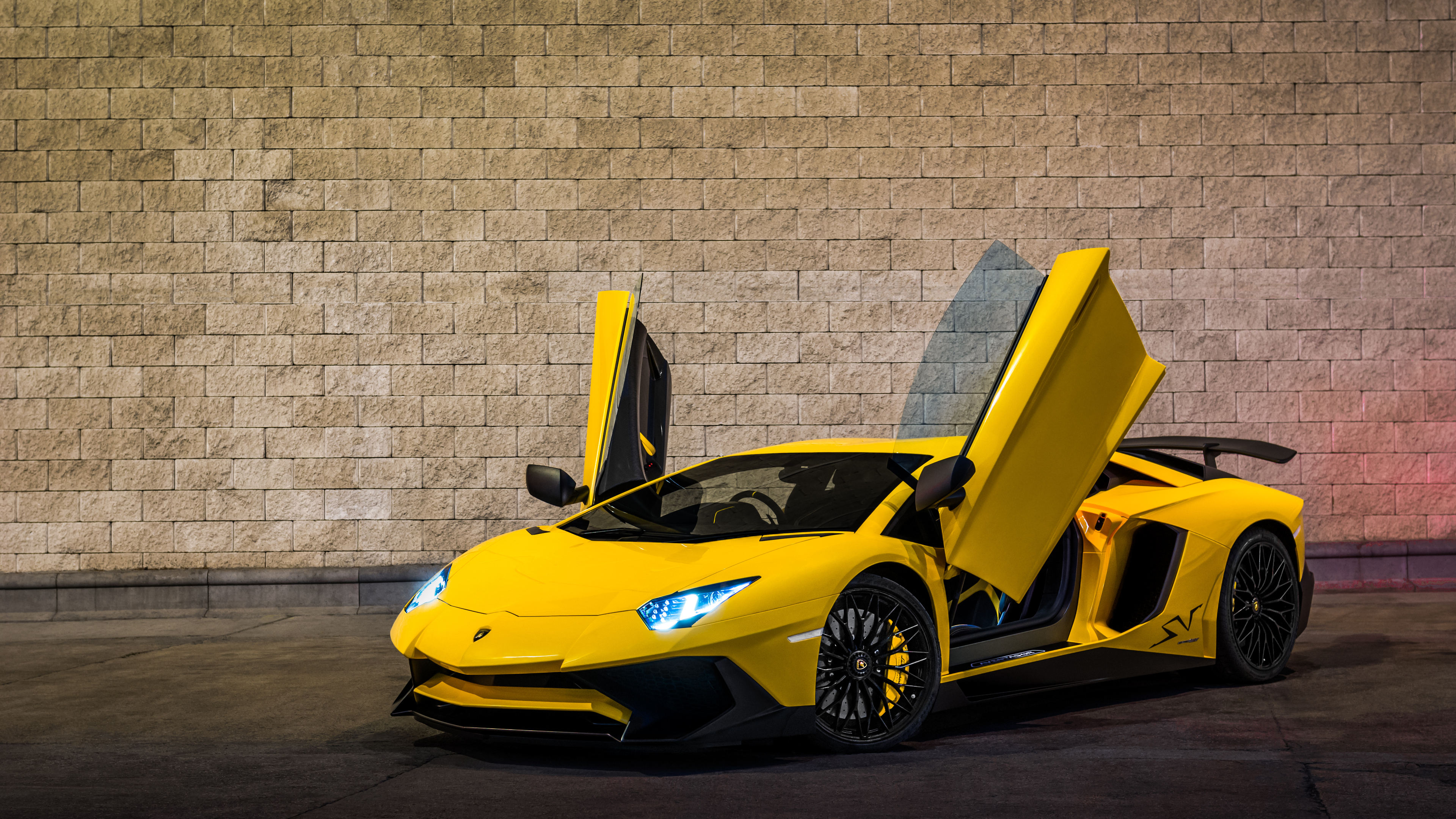 Yellow Lamborghini Aventador 2019 4k lamborghini wallpapers