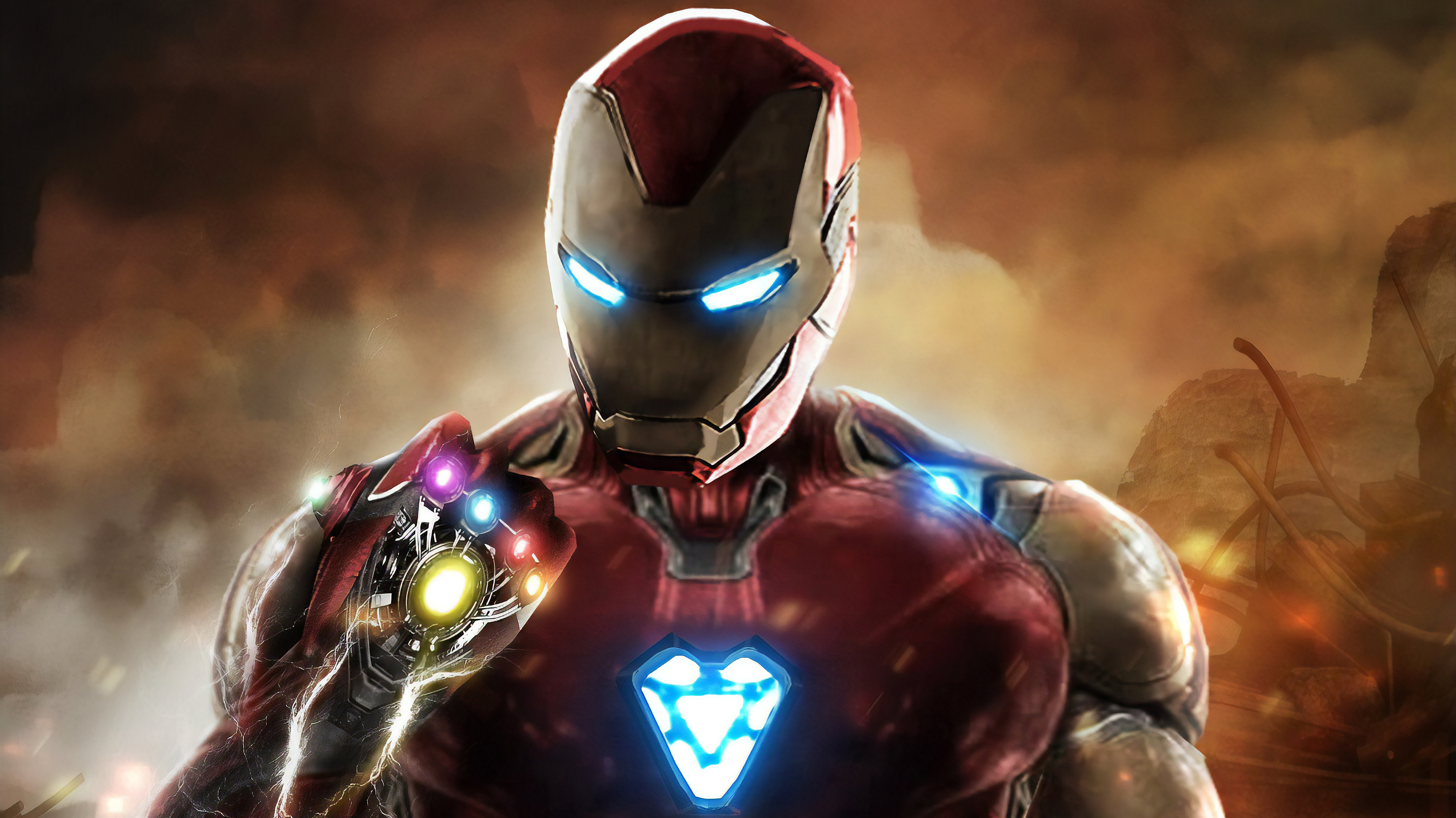 Wallpaper 4k Iron Man Infinity Gauntlet Avengers Endgame Wallpaper