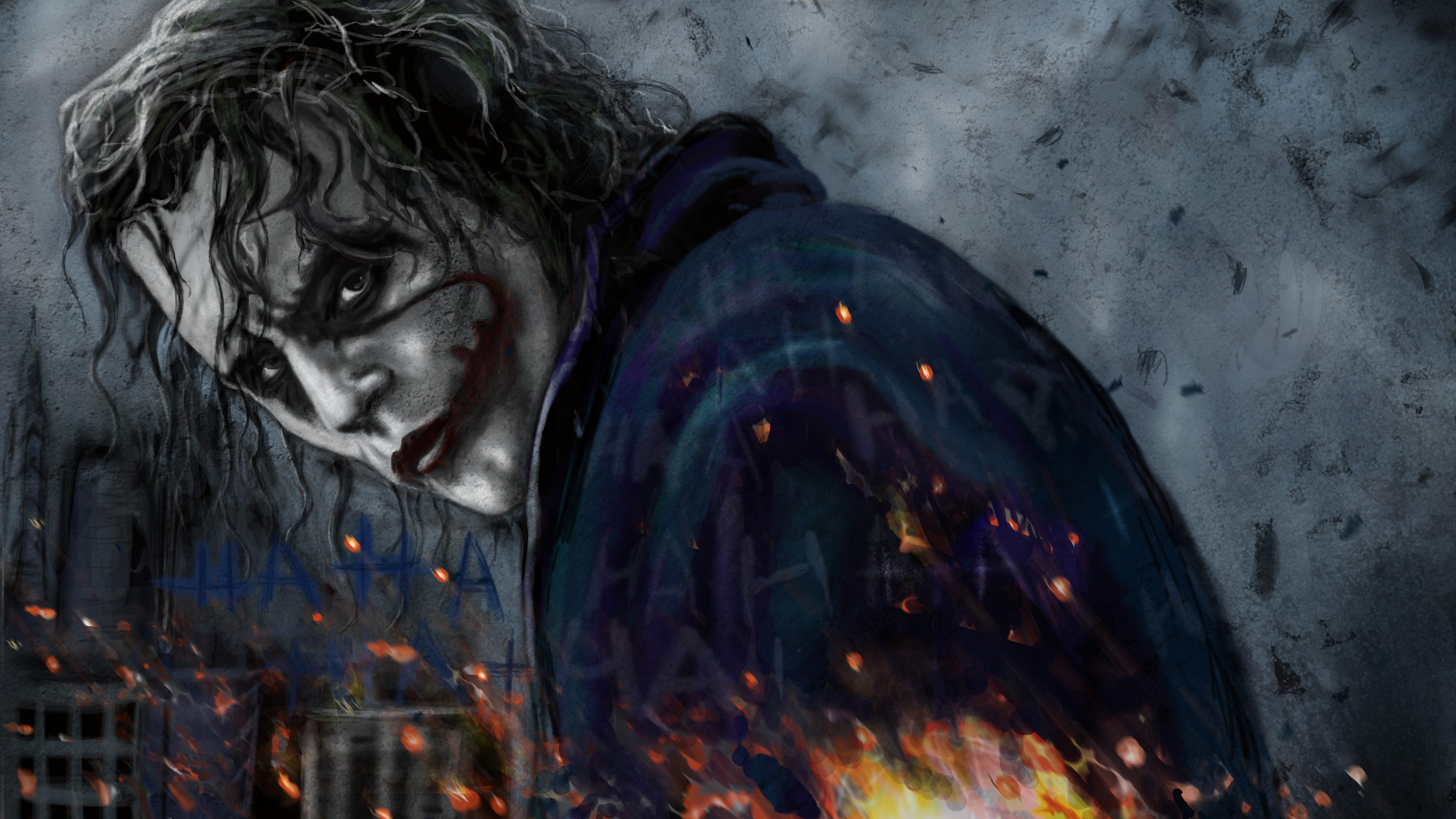  Joker  New Artworks 4k  supervillain wallpapers  superheroes 