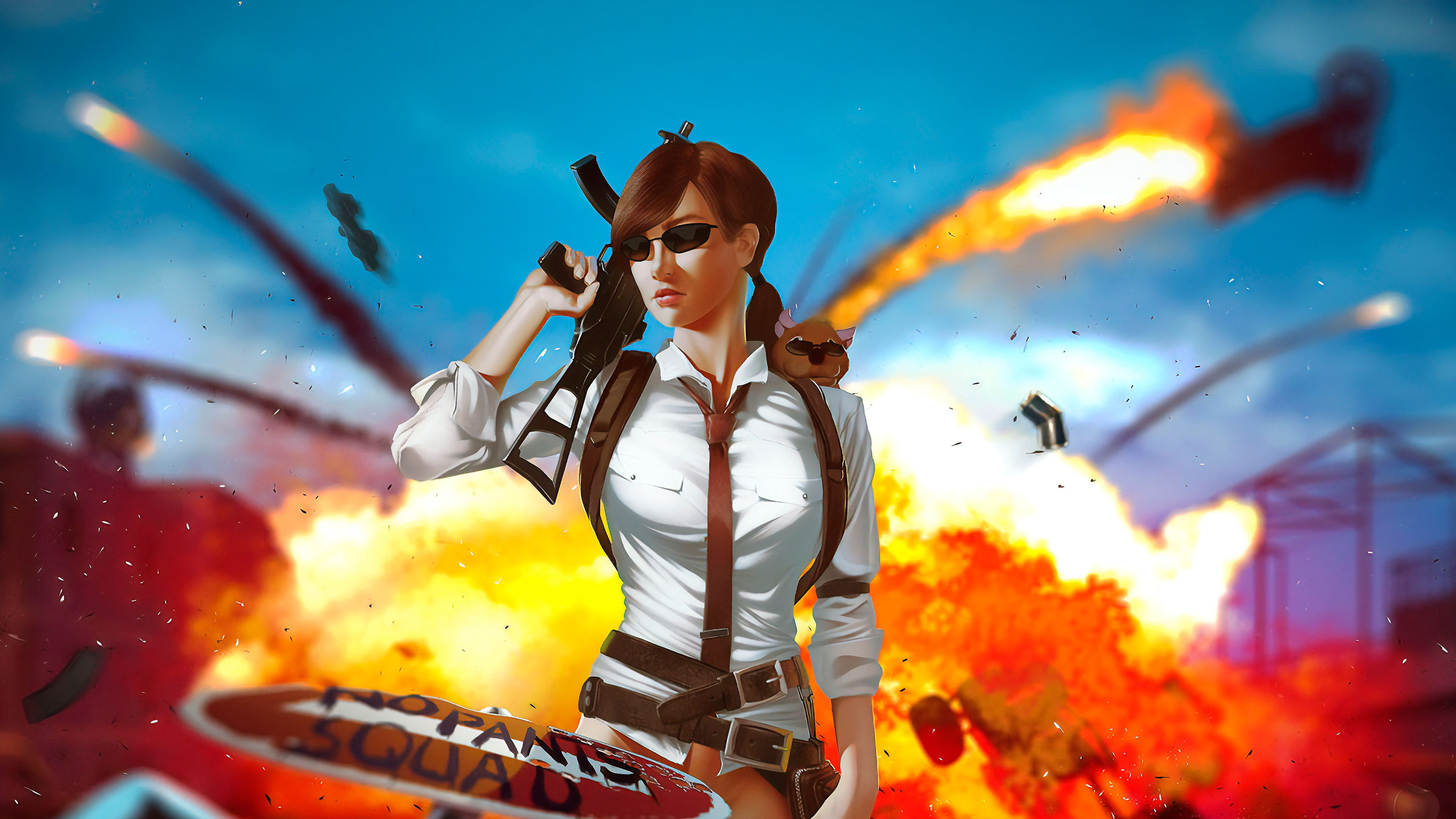 Pubg Gun Girl  4k  pubg wallpapers  playerunknowns 