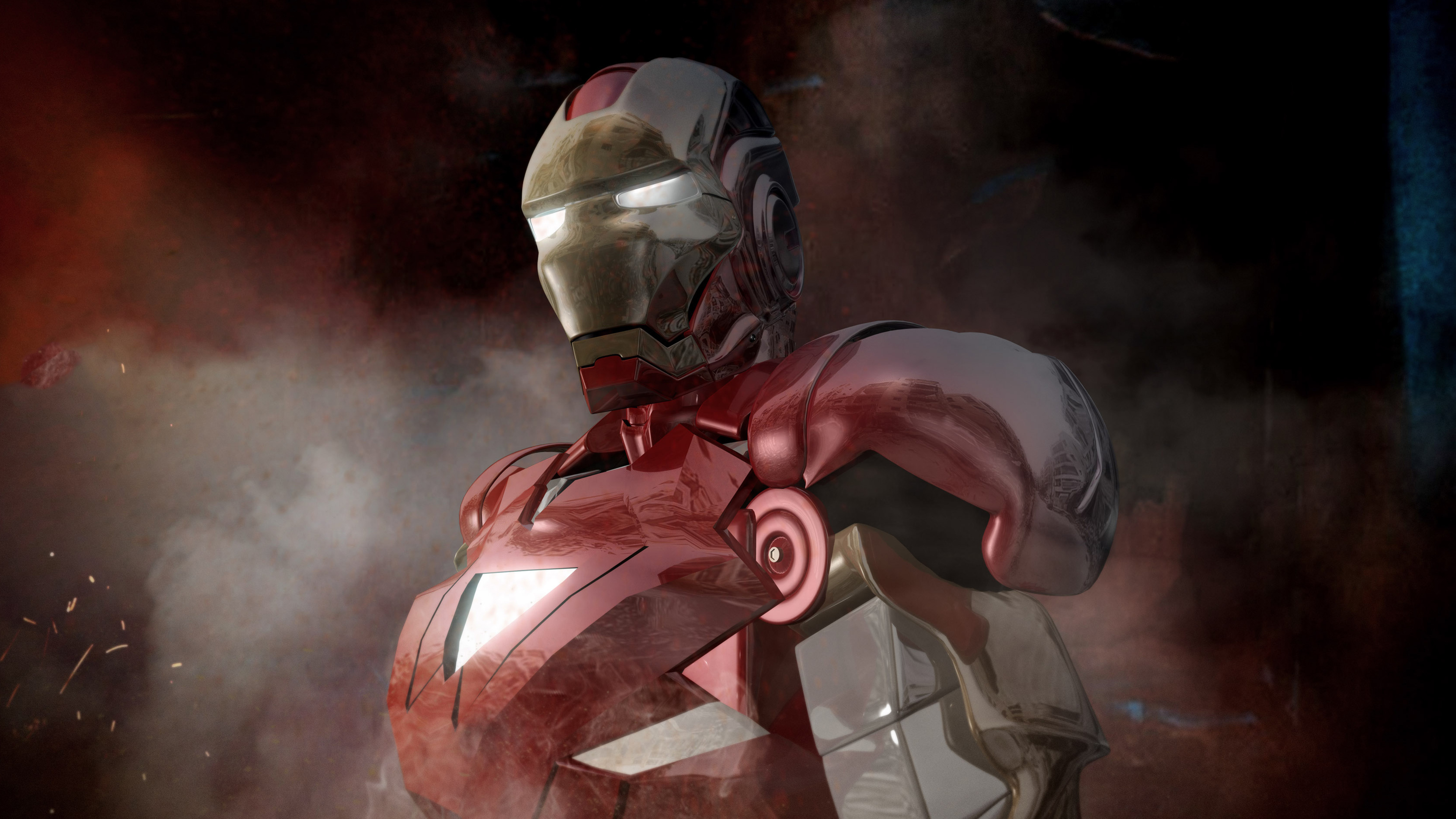 Artwork Iron Man superheroes wallpapers, iron man 