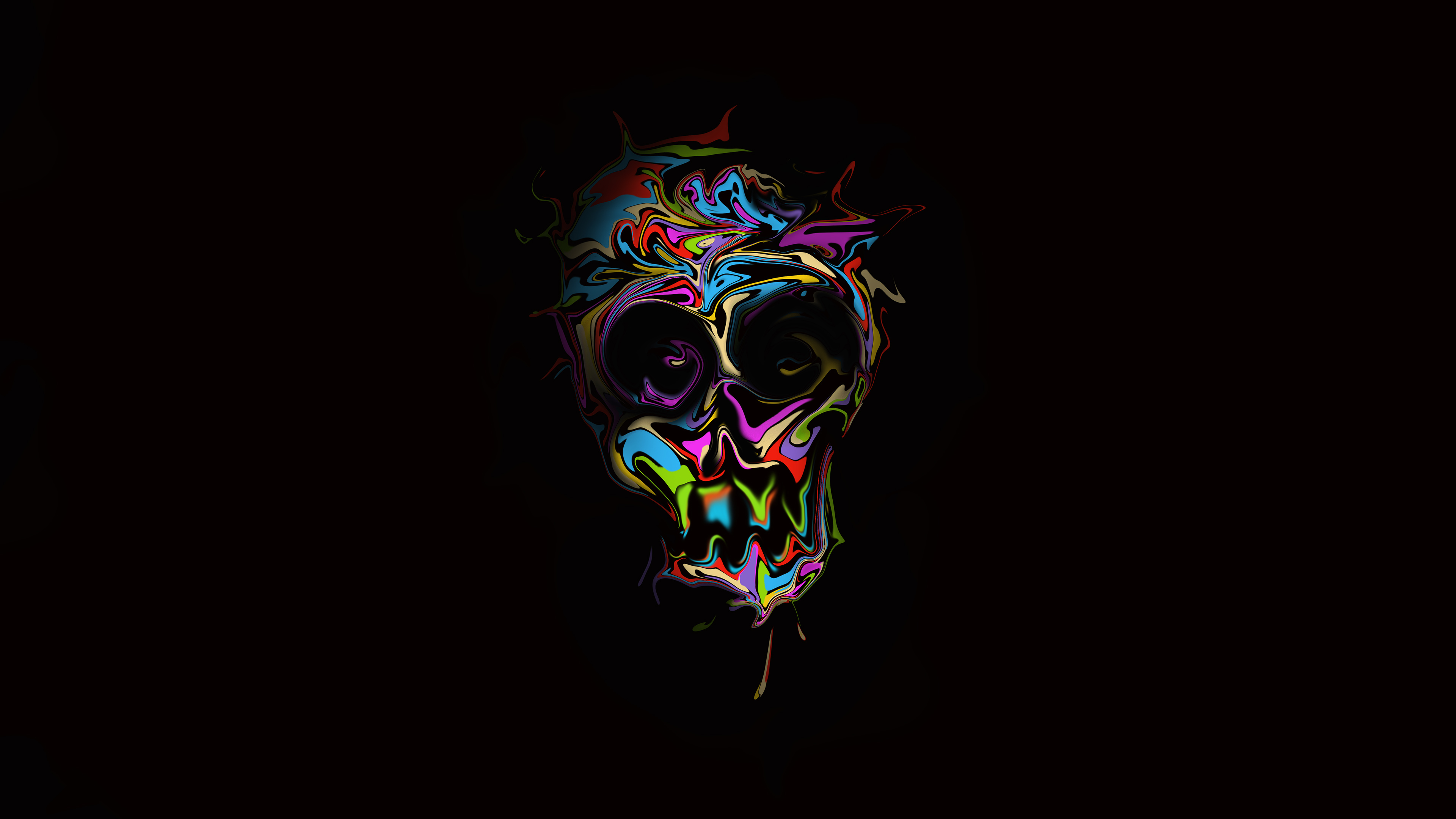 colorful skull dark art 1563222221 - Colorful Skull Dark Art - skull wallpapers, hd-wallpapers, digital art wallpapers, colorful wallpapers, artist wallpapers, 4k-wallpapers