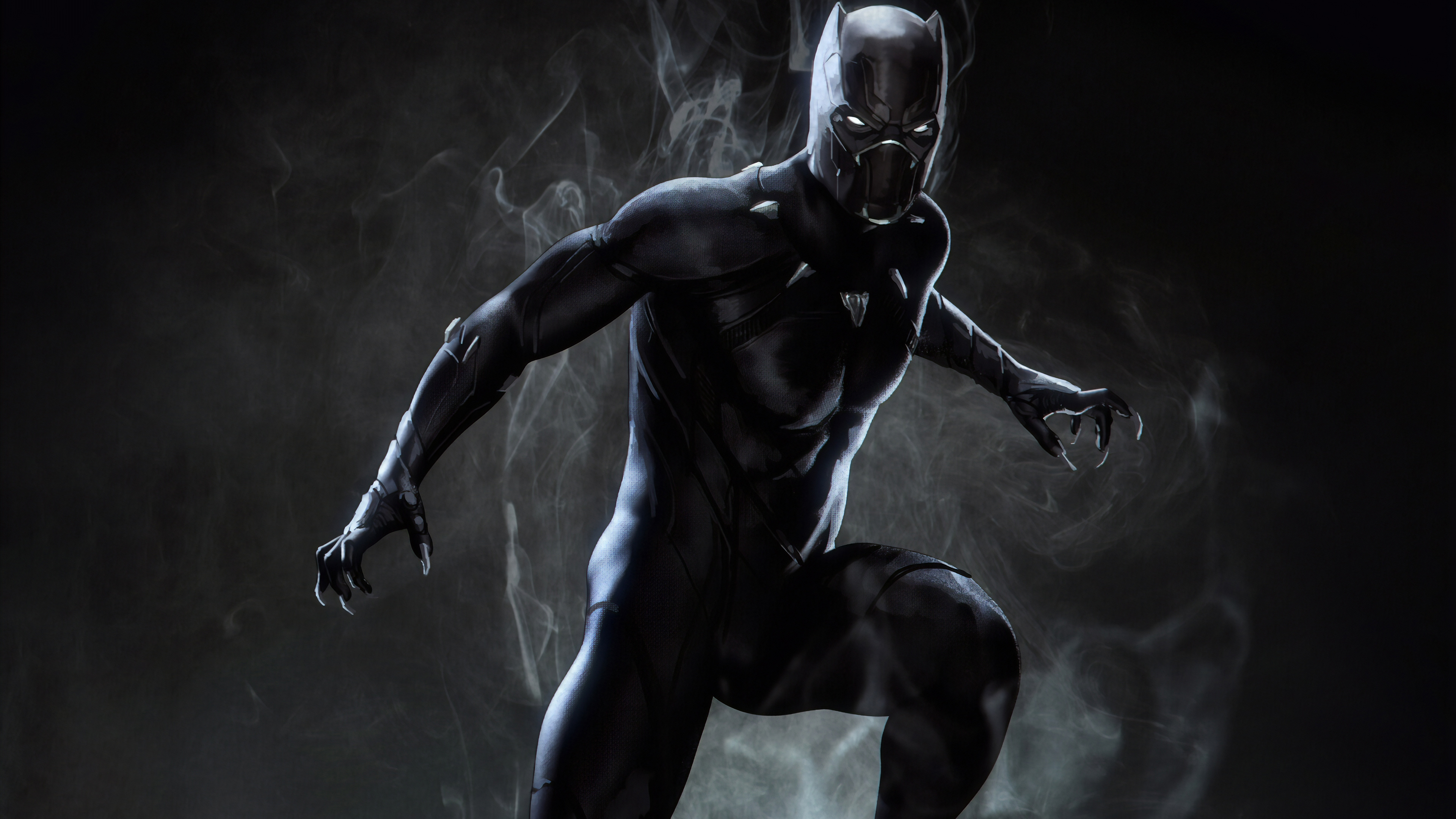 Black Panther Marvel Superhero Wallpaper