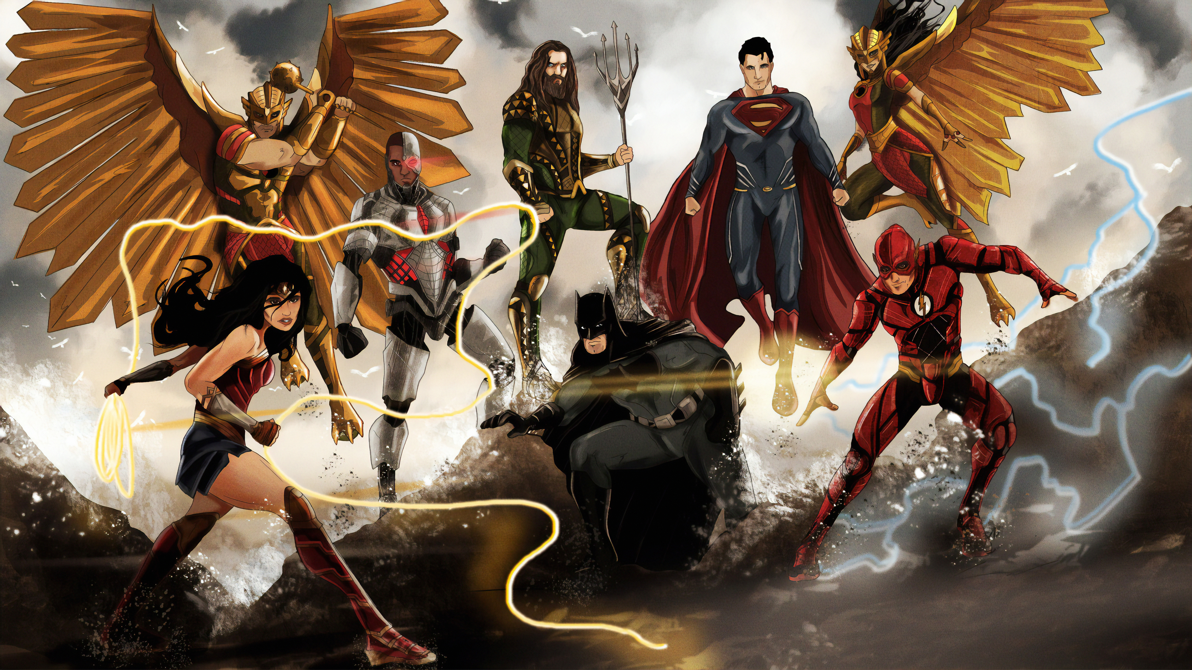 Wallpaper 4k Justice League Art New Wallpaper