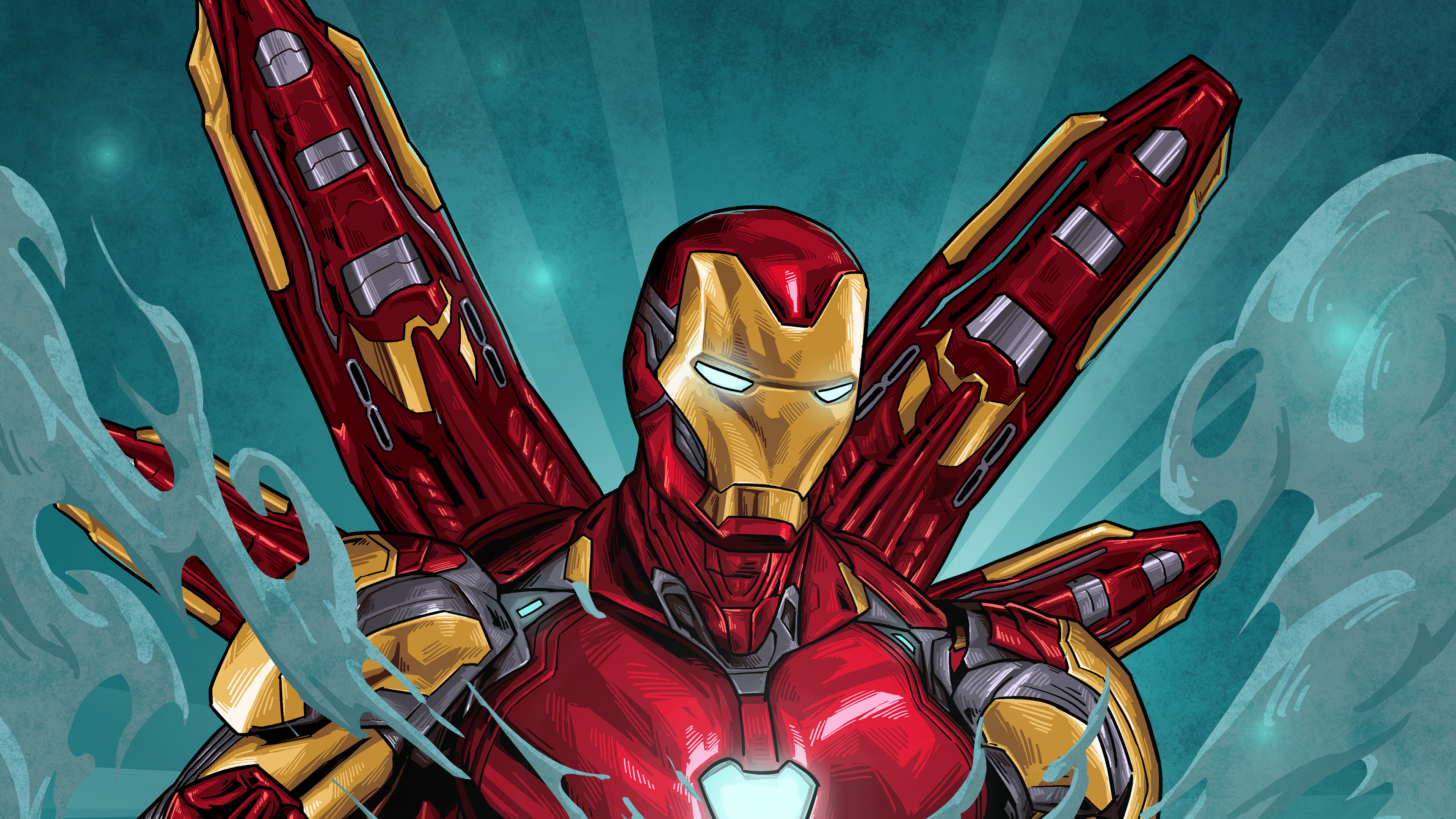 Bộ giáp Iron Man nghệ thuật là tuyệt phẩm hoàn hảo để cập nhật giao diện máy tính của bạn. Với hình ảnh sắc nét và chi tiết từng đường nét, bộ giáp Iron Man truyền tải rõ ràng tinh thần của siêu anh hùng này.