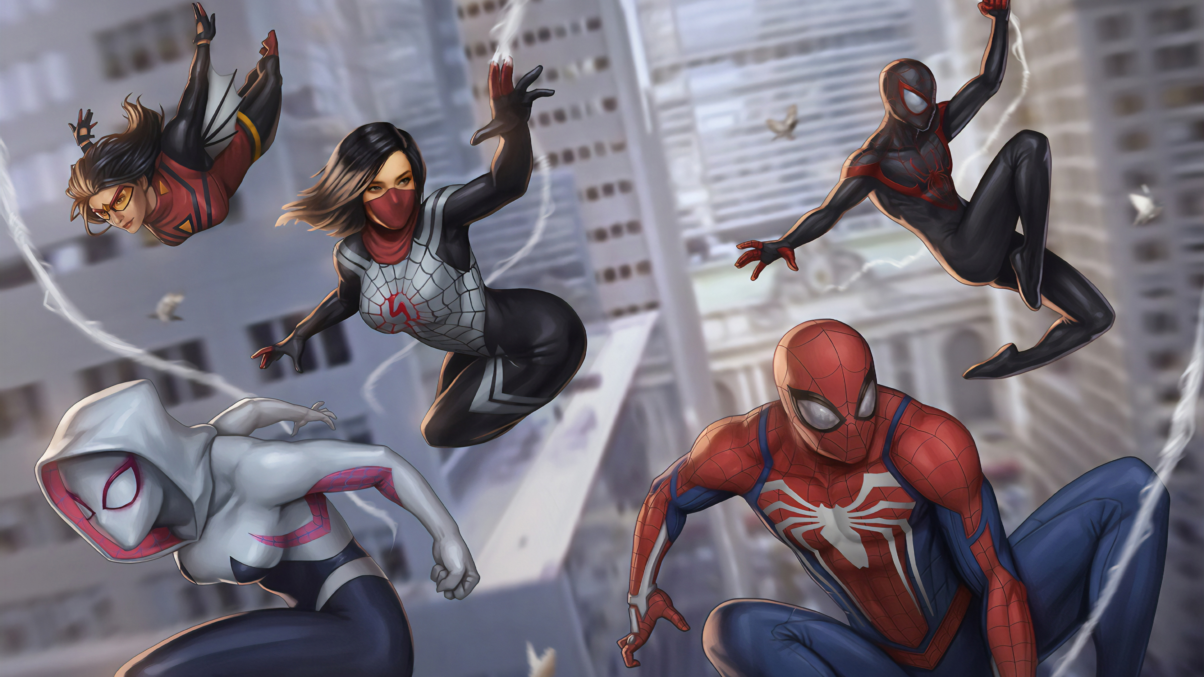 Wallpapers Digital Art Wallpapers Hd Wallpapers Spiderman Into The Spider V...