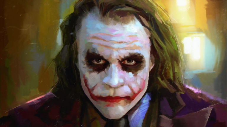 Heath Ledger As Joker Wallpaper 4K