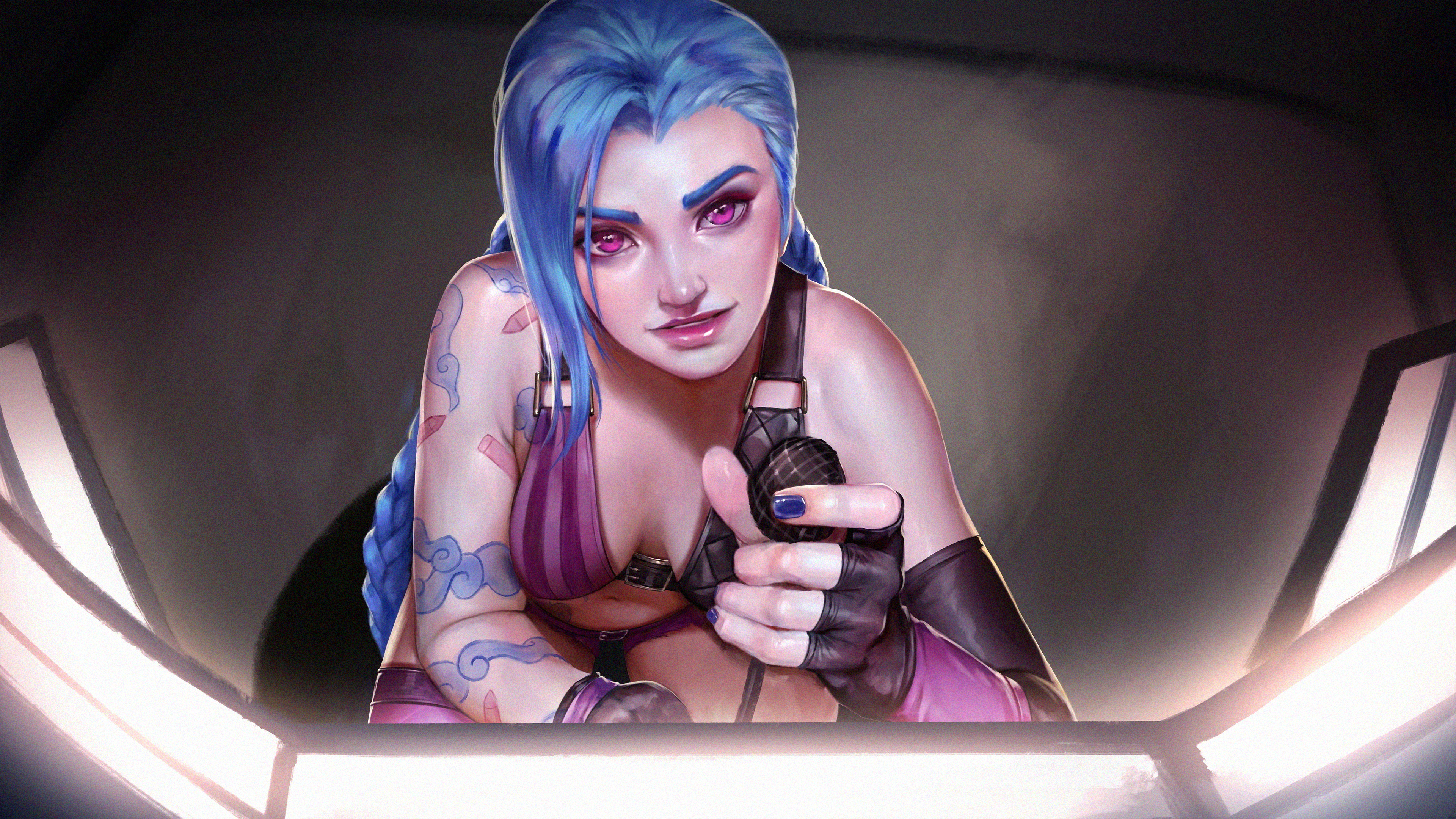 Wallpaper 4k Jinx Lol Art 4k Wallpapers Deviantart Wallpapers Images, Photos, Reviews