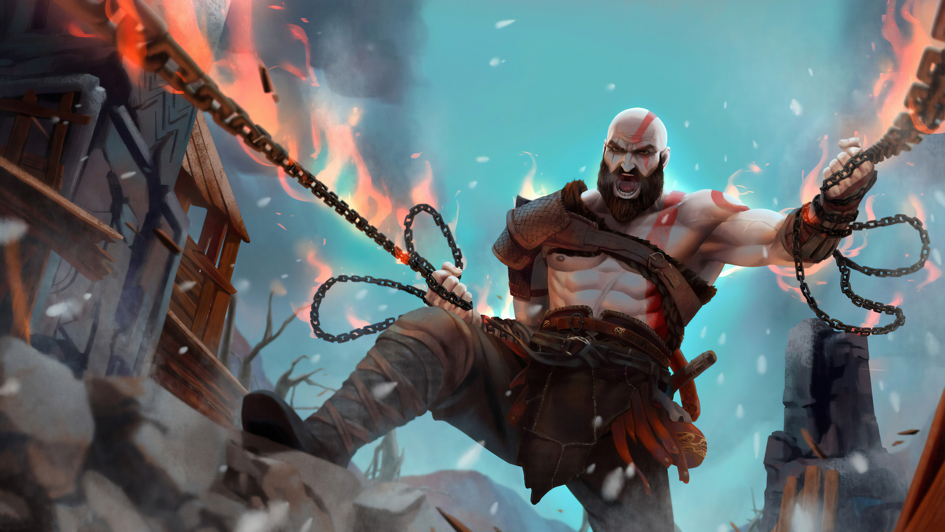 Tận hưởng những thông tin về God of War đầy tiềm năng qua bộ sưu tập 4K God of War Wallpapers. Mỗi bức ảnh đều cho thấy sức mạnh, tài năng của Kratos và những trận chiến khốc liệt mà anh ta đã trải qua.