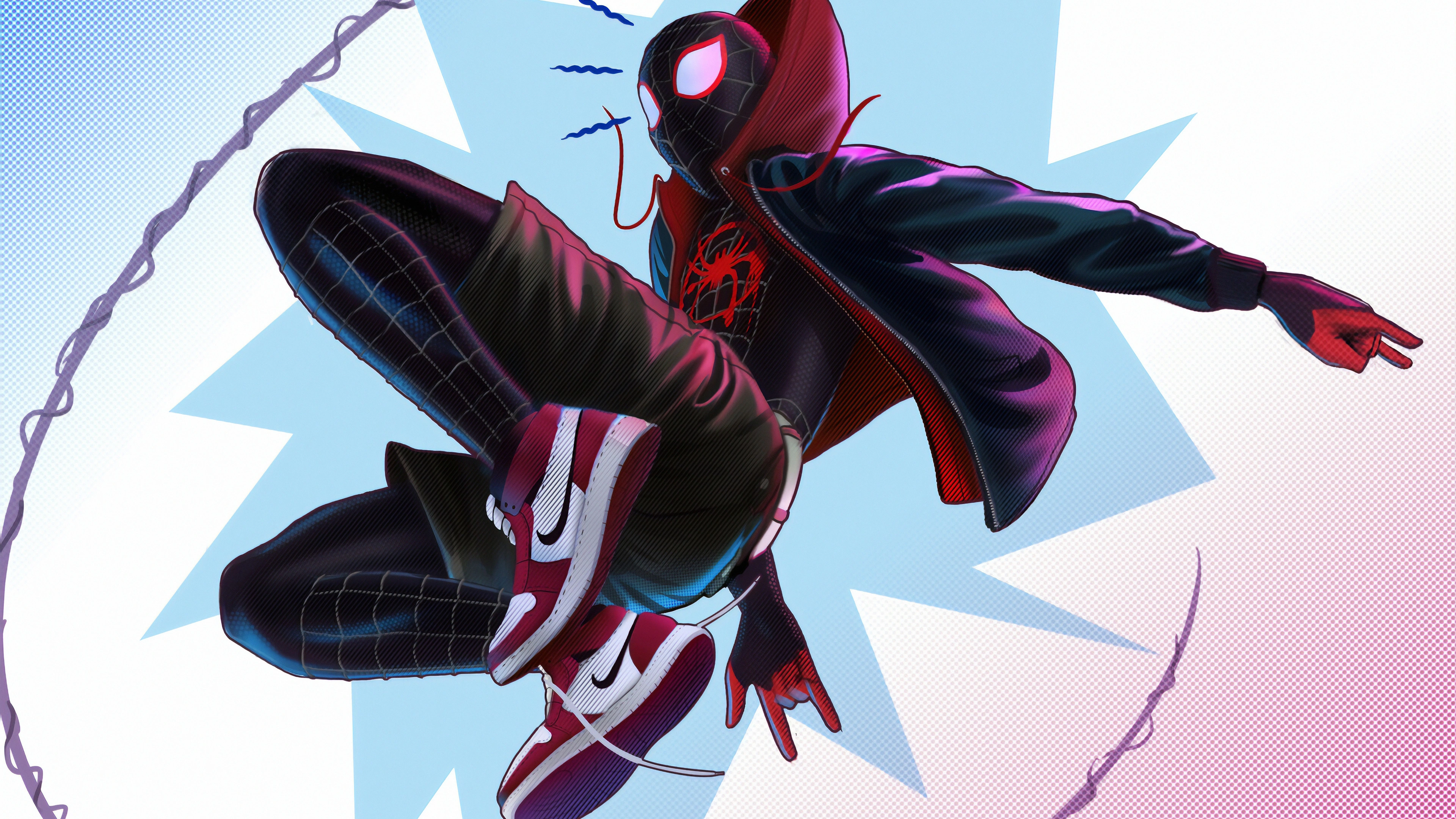 Miles Morales Wallpaper 4K SpiderMan Marvel Comics 4122