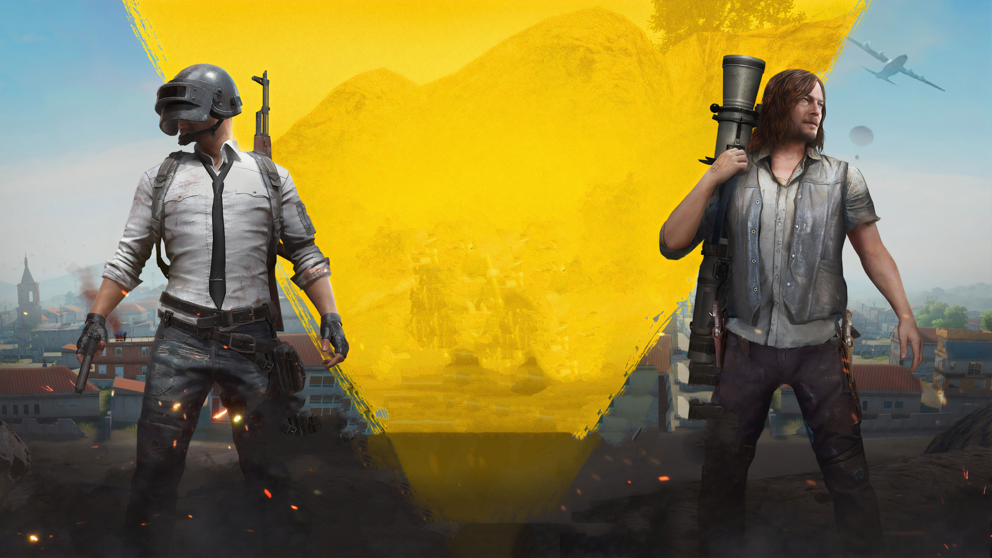 Wallpaper 4k Pubg And The Walking Dead 18 Games Wallpapers 4k Wallpapers Games Wallpapers Hd Wallpapers Playerunknowns Battlegrounds Wallpapers Ps4 Games Wallpapers Pubg Wallpapers