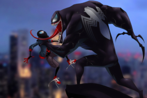 spider man and venom 1572368578 300x200 - Spider Man And Venom - Venom wallpapers, supervillain wallpapers, superheroes wallpapers, spiderman wallpapers, hd-wallpapers, 4k-wallpapers