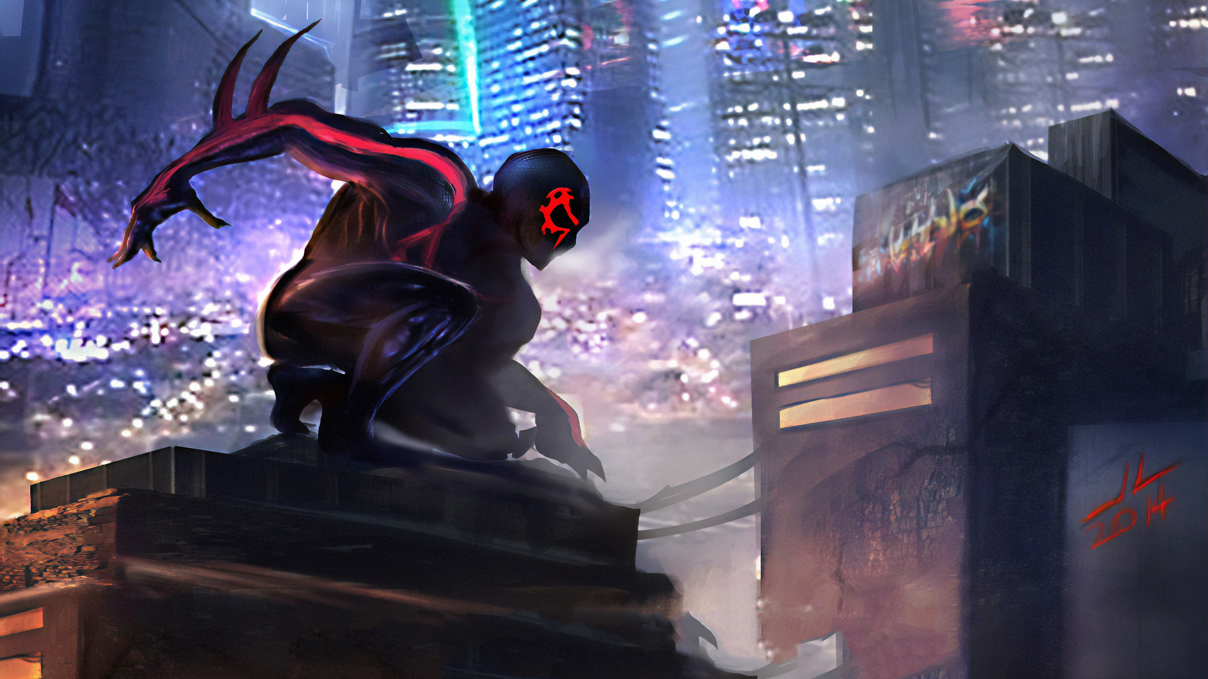 Spiderman 2099 superheroes wallpapers, spiderman wallpapers, hd