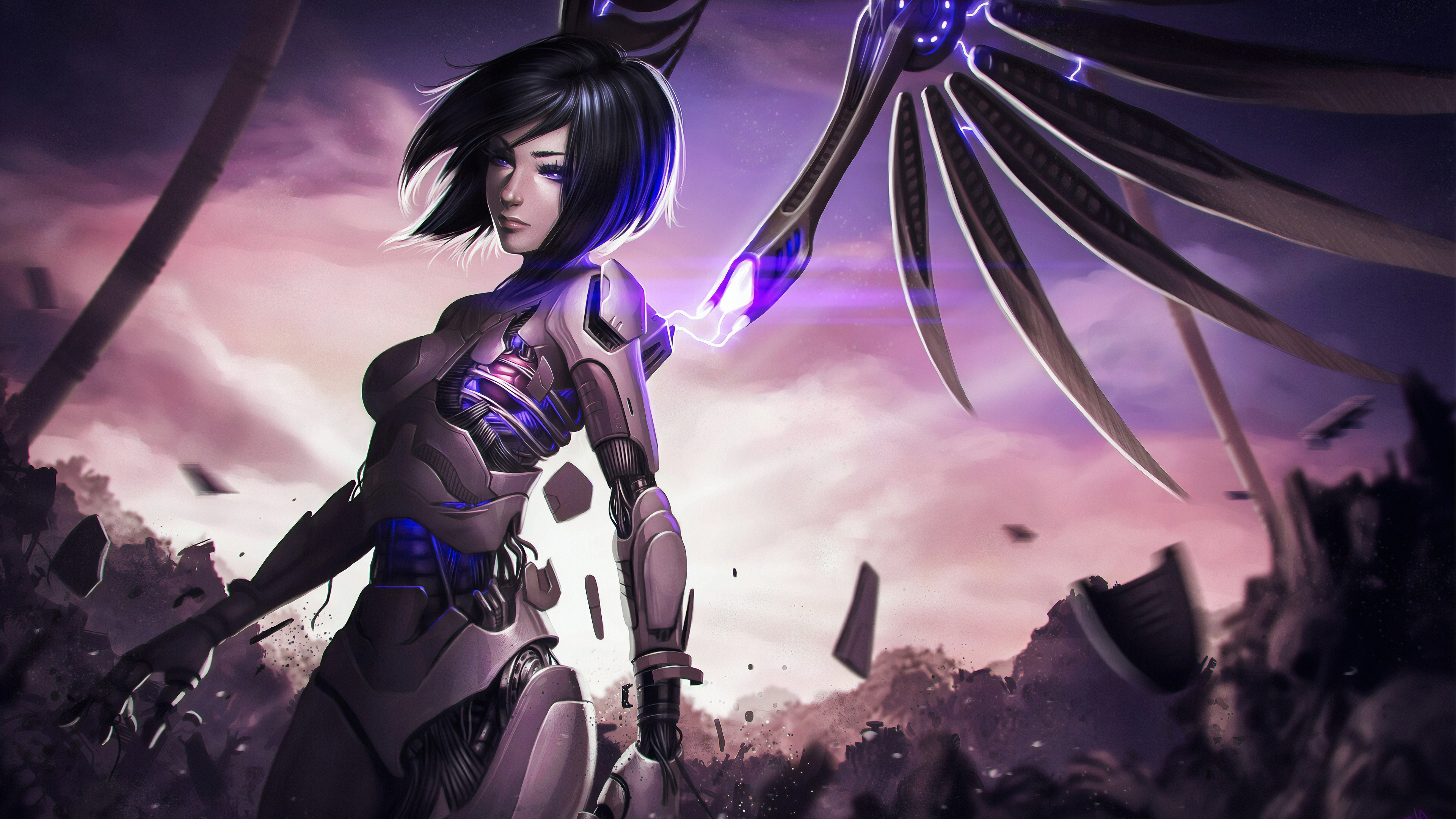 Wallpaper 4k The Alita Battle Angel Art Wallpaper