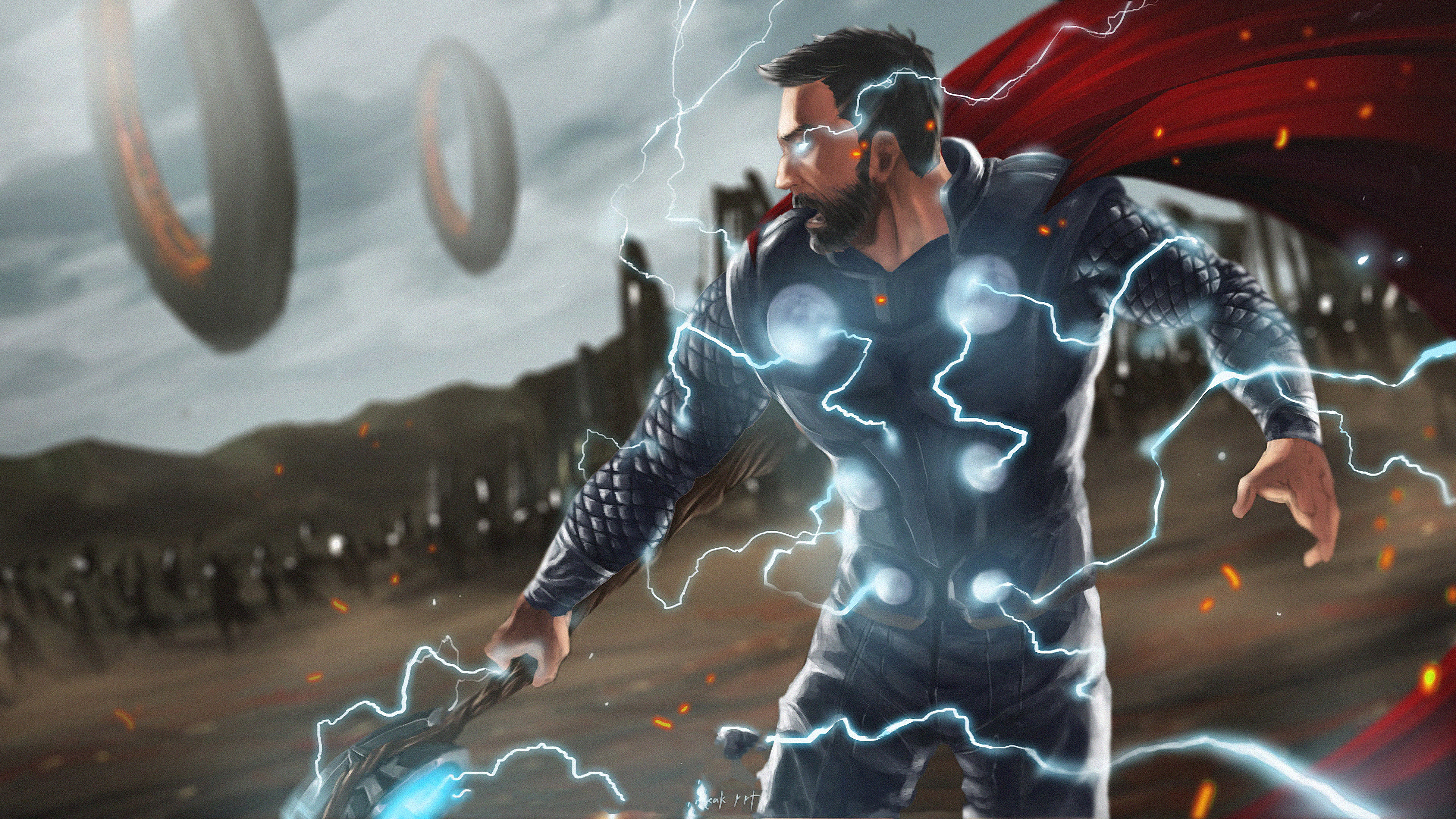 Wallpaper 4k Thor Avengers Infinitywar