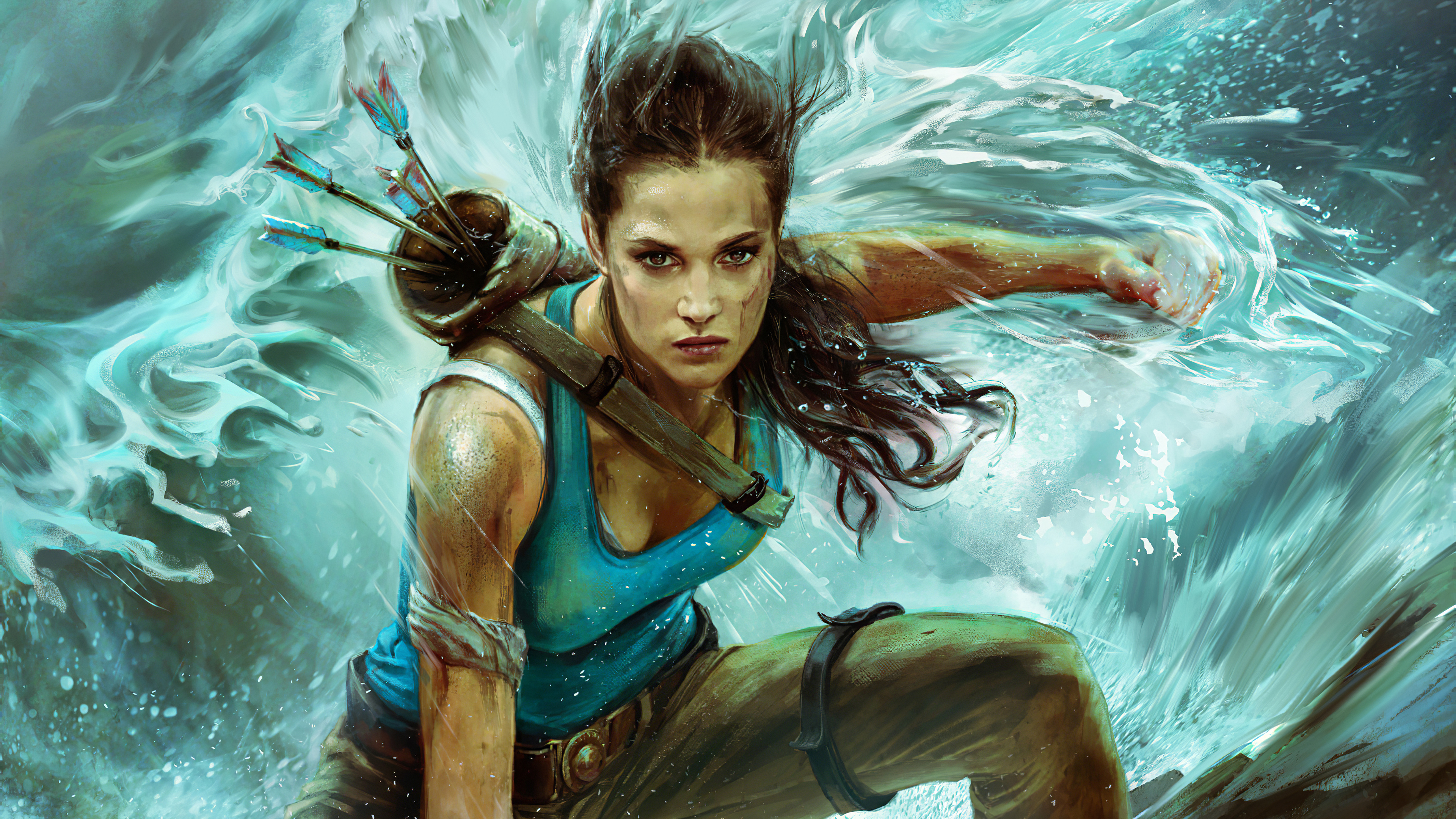 Wallpaper 4k Tomb Raider Art Wallpaper