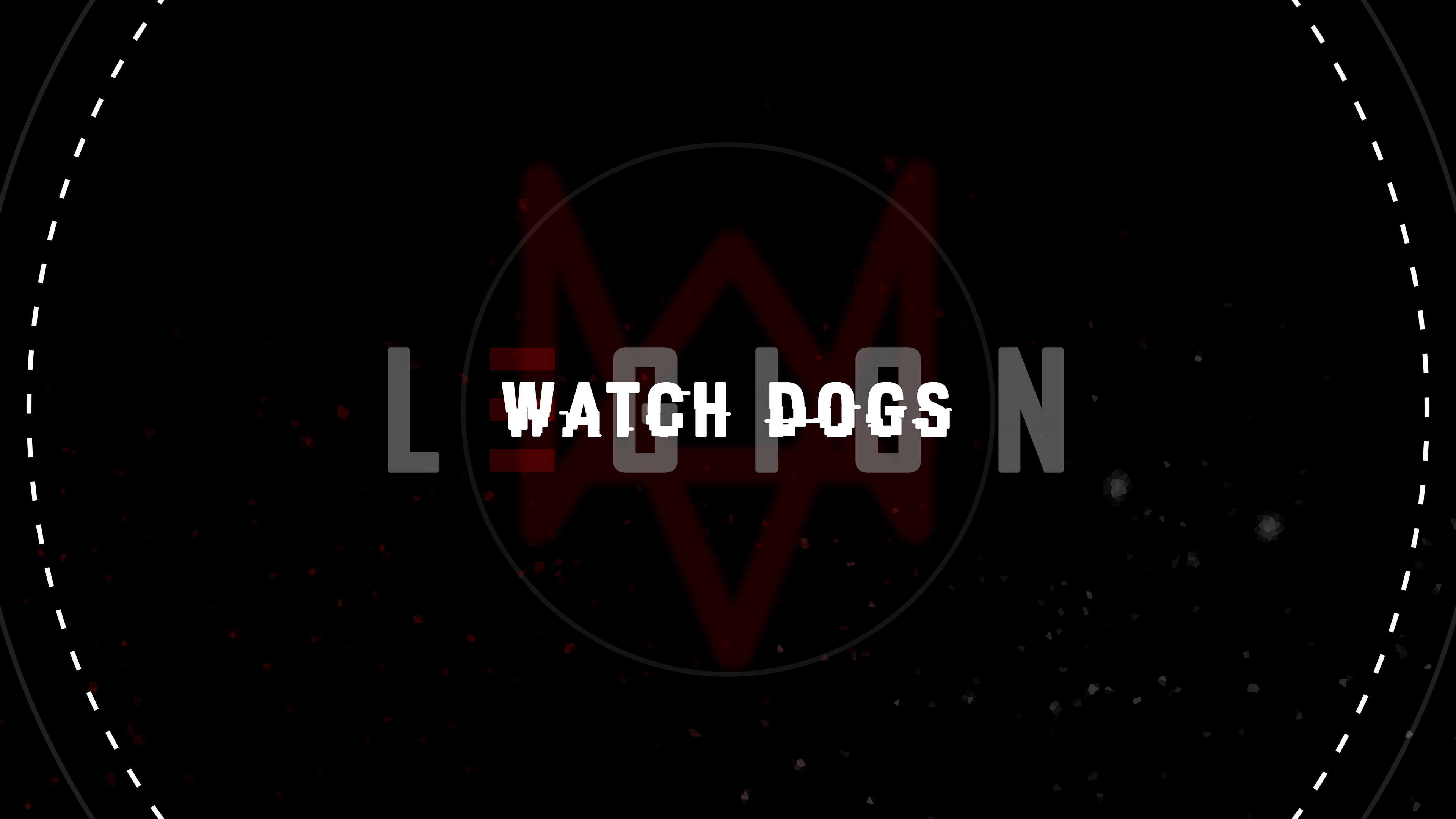 Wallpaper 4k Watch Dogs Legion Logo Wallpaper