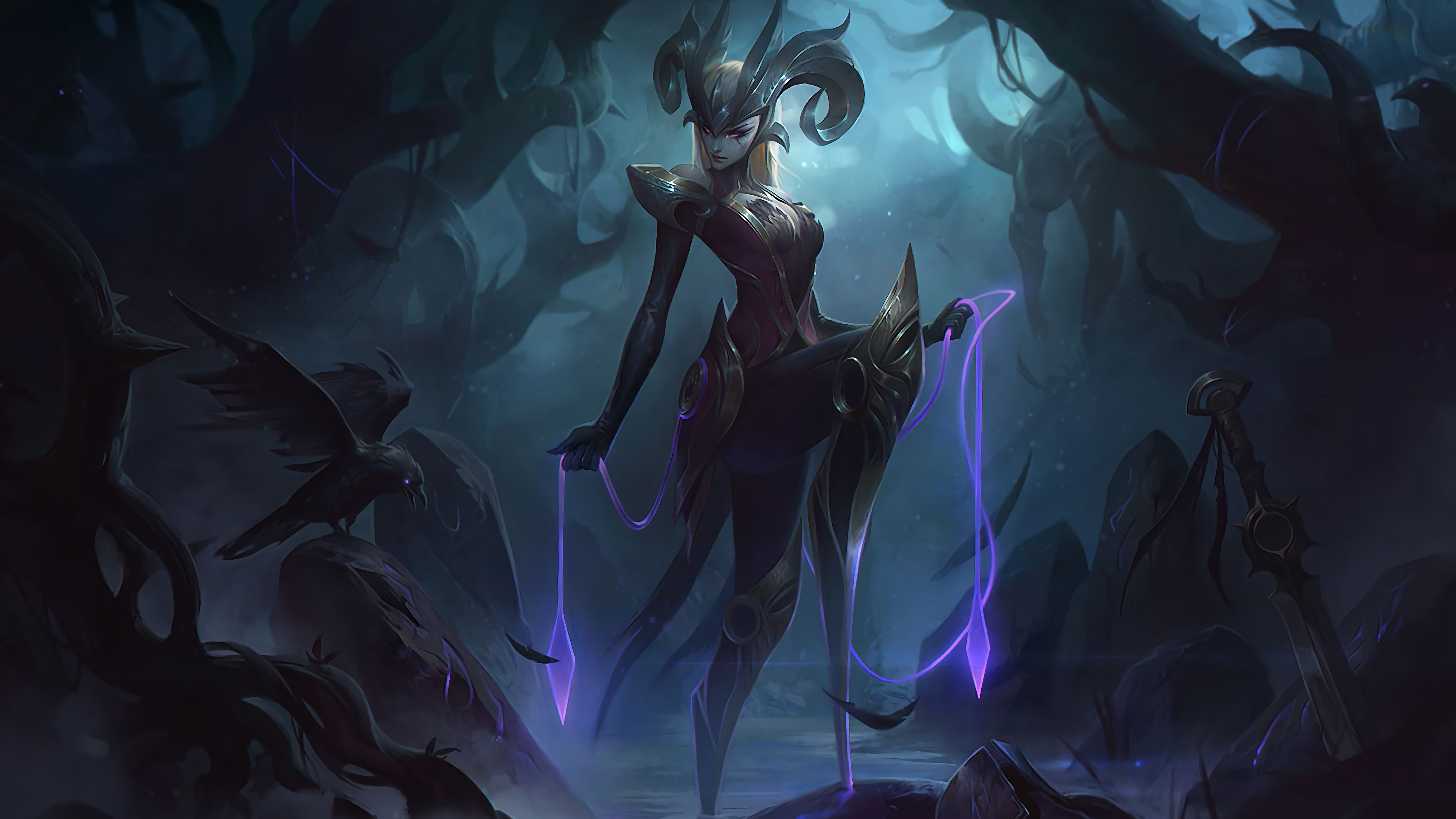 Wallpaper 4k Coven Camille Splash Art League Of Legends Lol Lol Camille League Of Legends